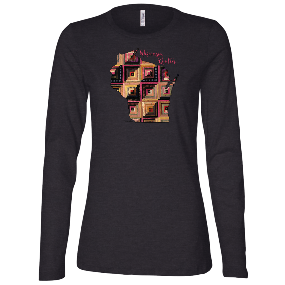 Wisconsin Quilter Ladies' Jersey LS Missy Fit