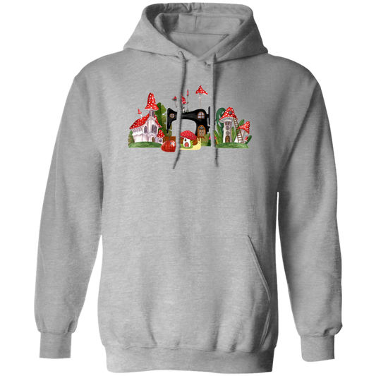 Sewing Machine Mushroom Village Hoodie