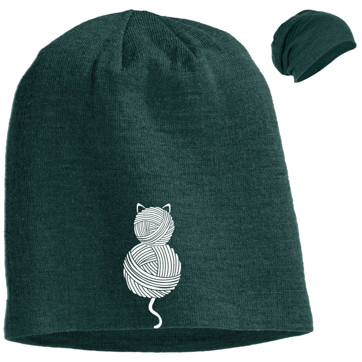 Yarn Kitty Slouch Beanie