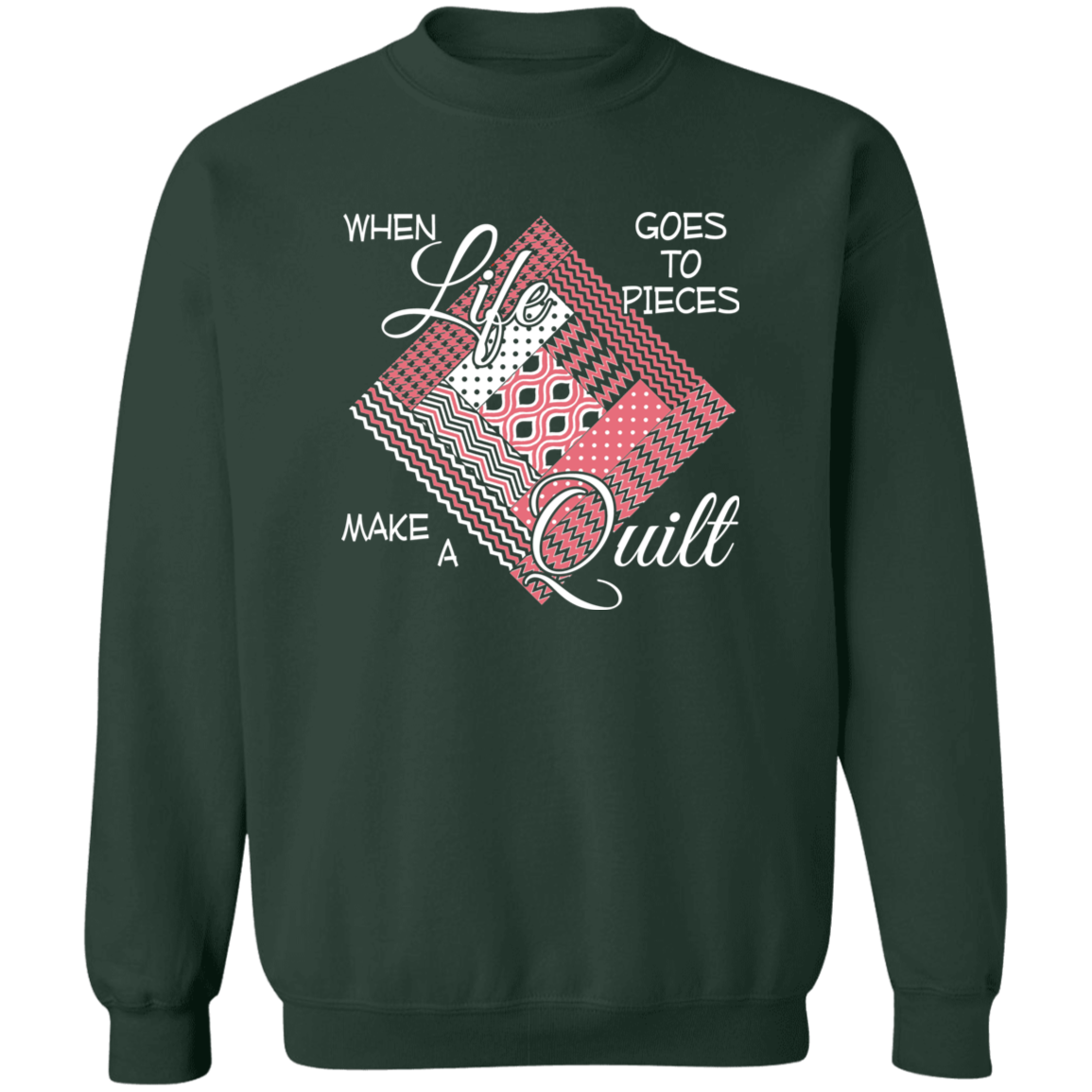 Make a Quilt (pink) Sweatshirt