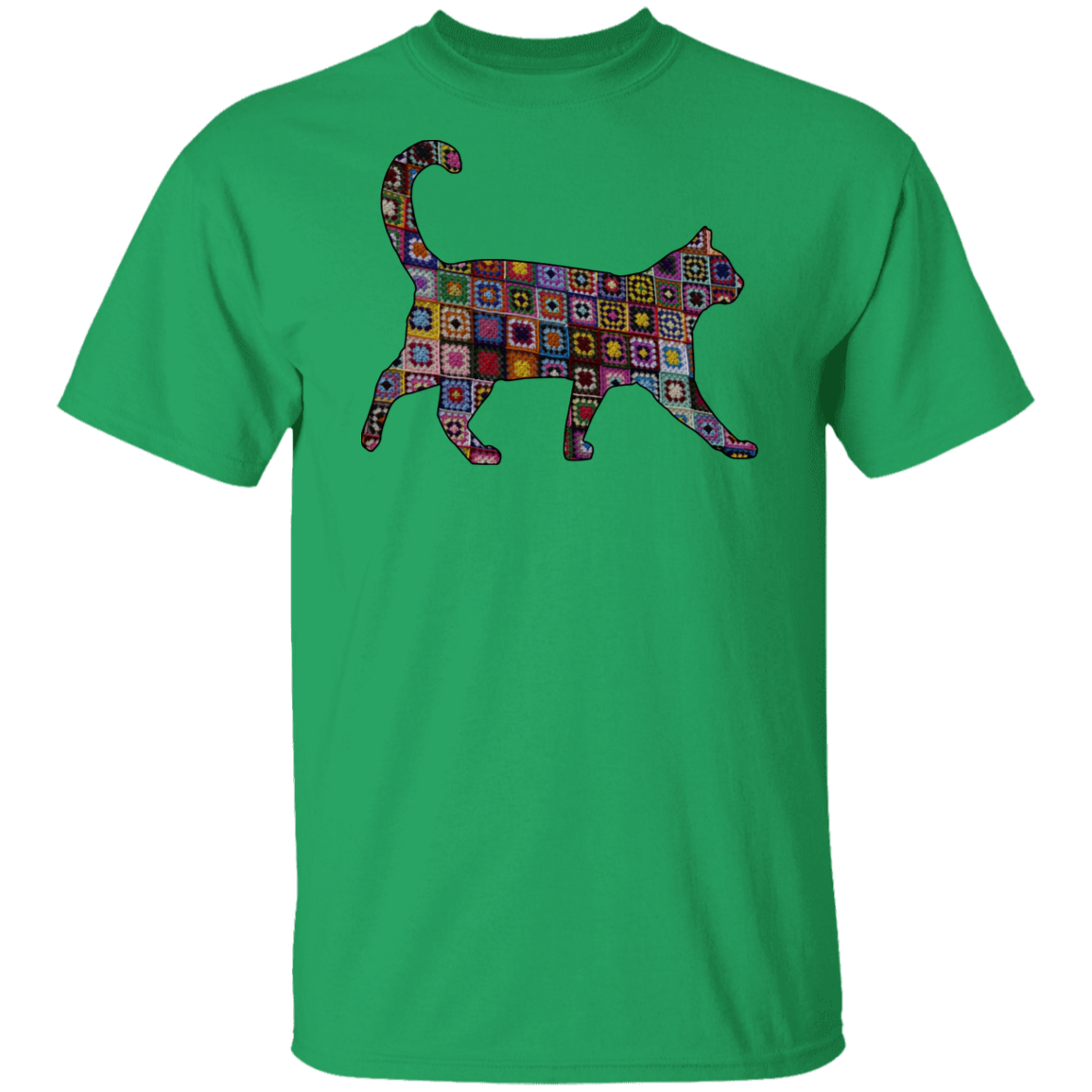 Granny Square Cat T-Shirt