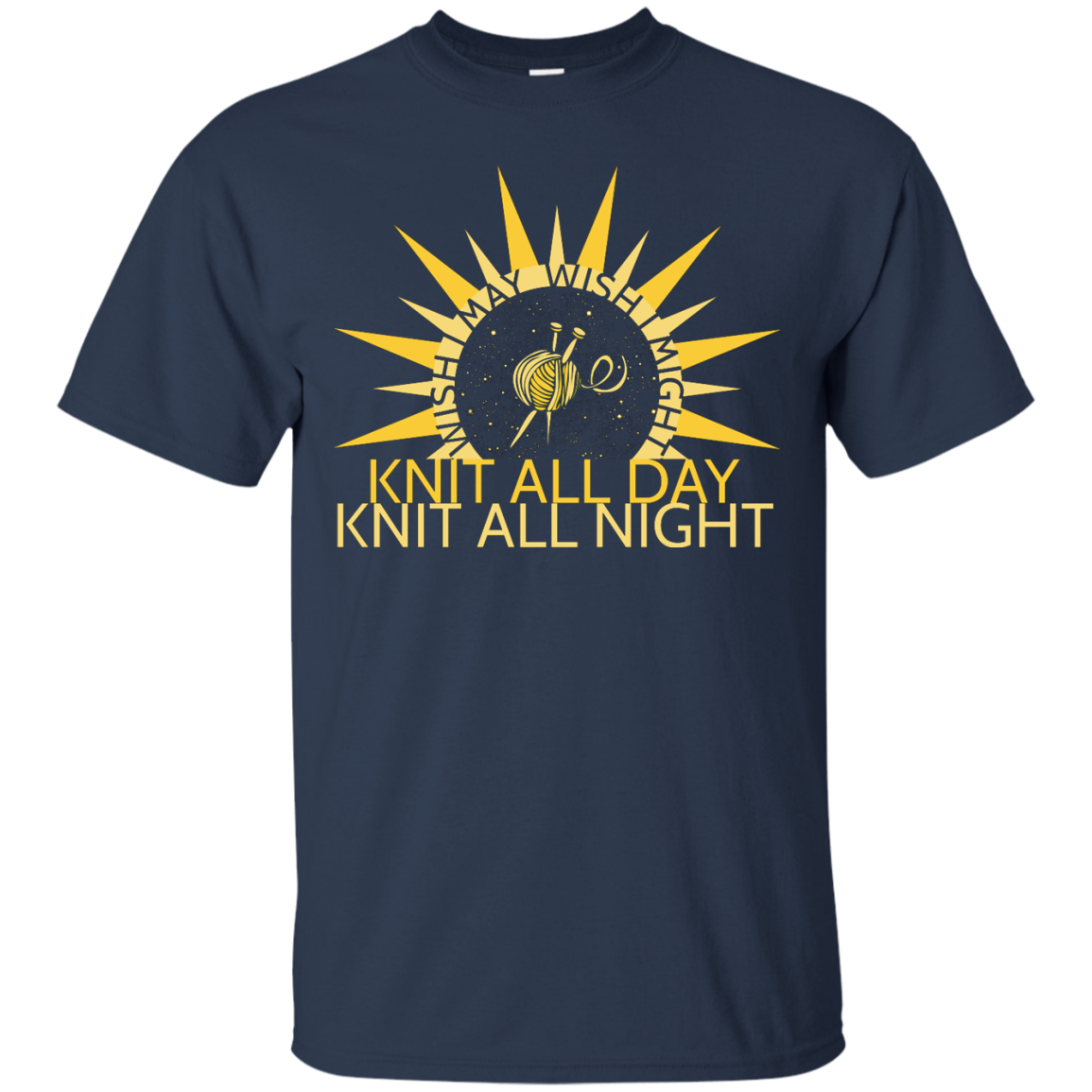 Wish I May Knit Custom Ultra Cotton T-Shirt