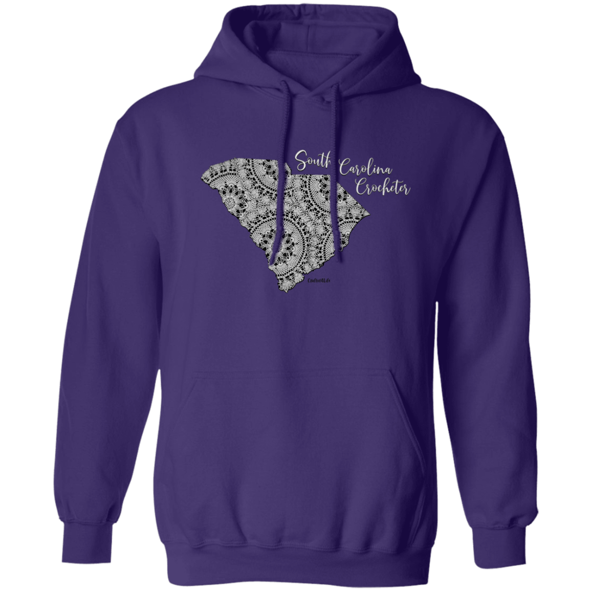 South Carolina Crocheter Pullover Hoodie