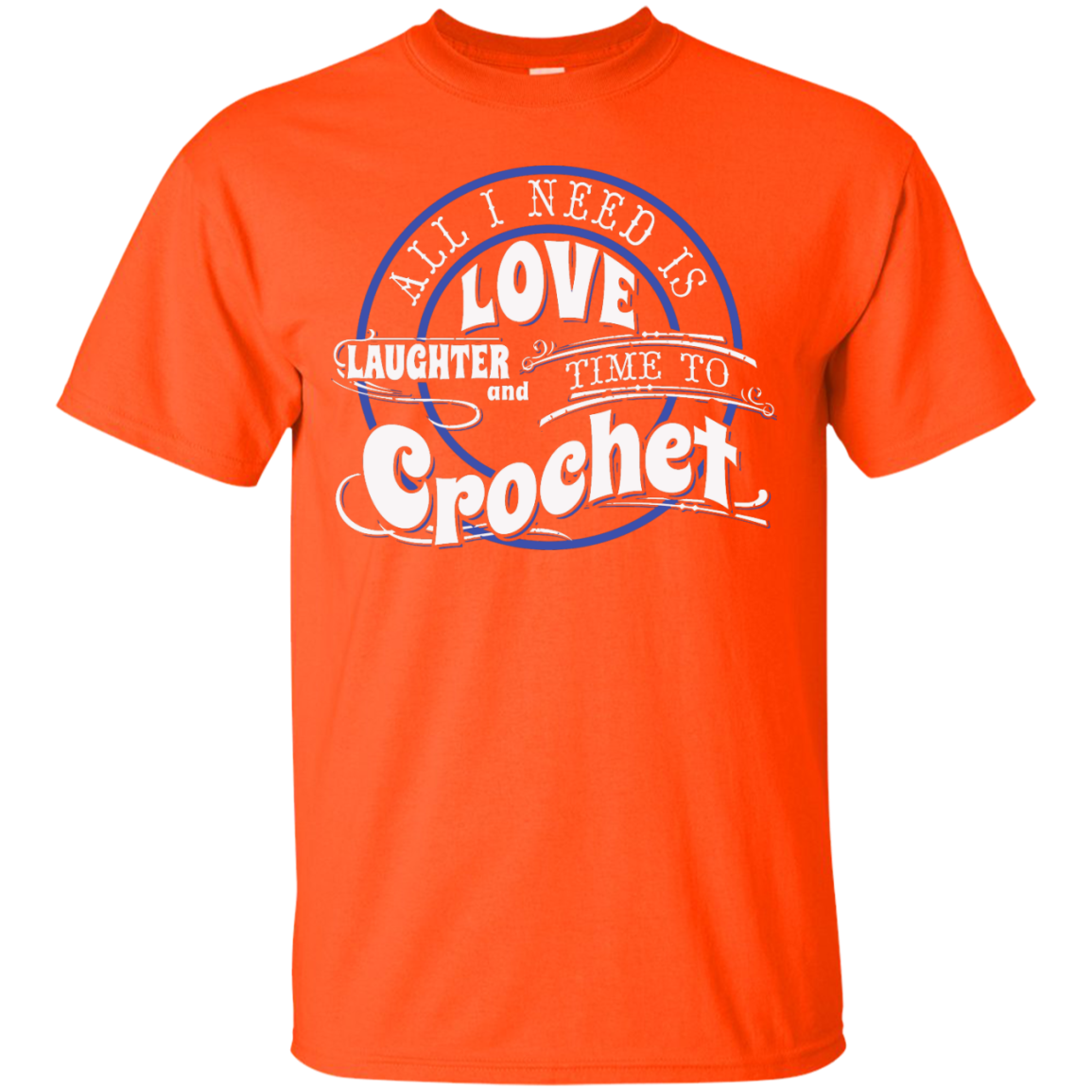 Time to Crochet Custom Ultra Cotton T-Shirt - Crafter4Life - 1