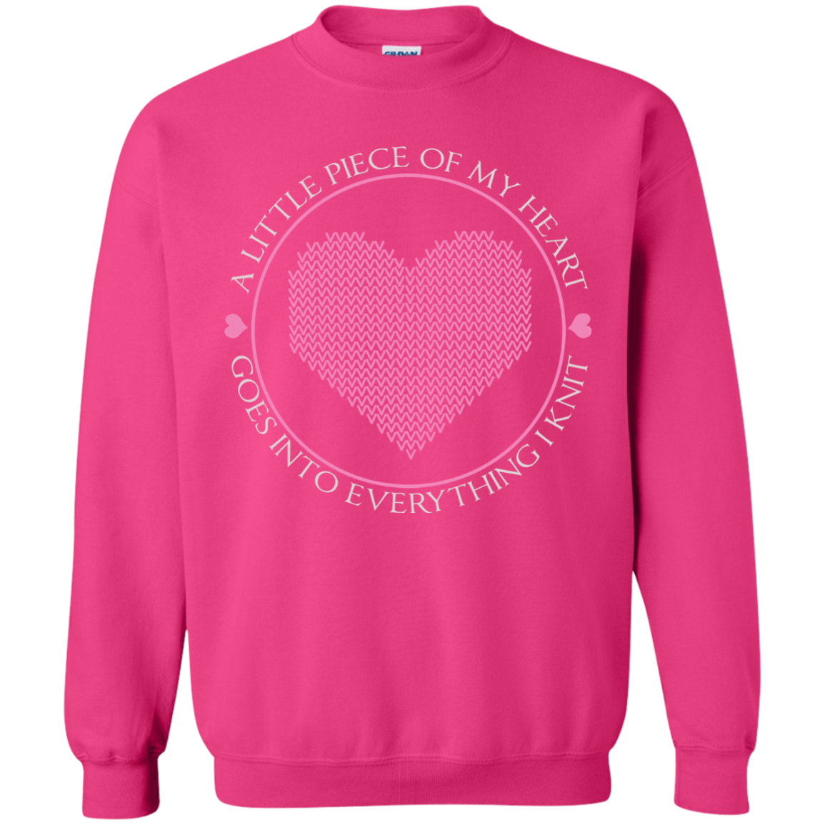 Piece of My Heart (Knit) Crewneck Pullover Sweatshirt