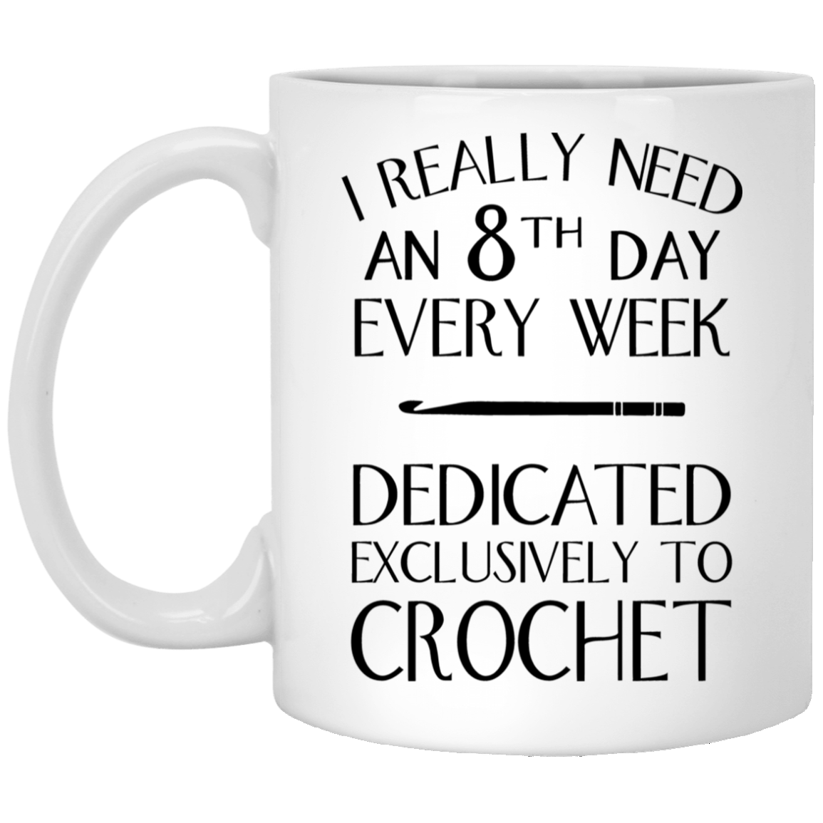 8th Day Crochet Mugs