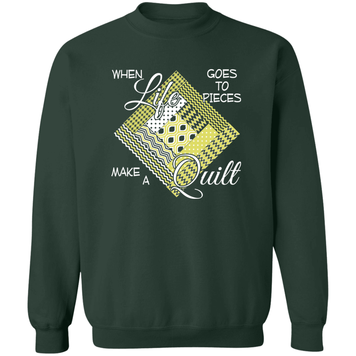 Make a Quilt (yellow) Sweatshirt