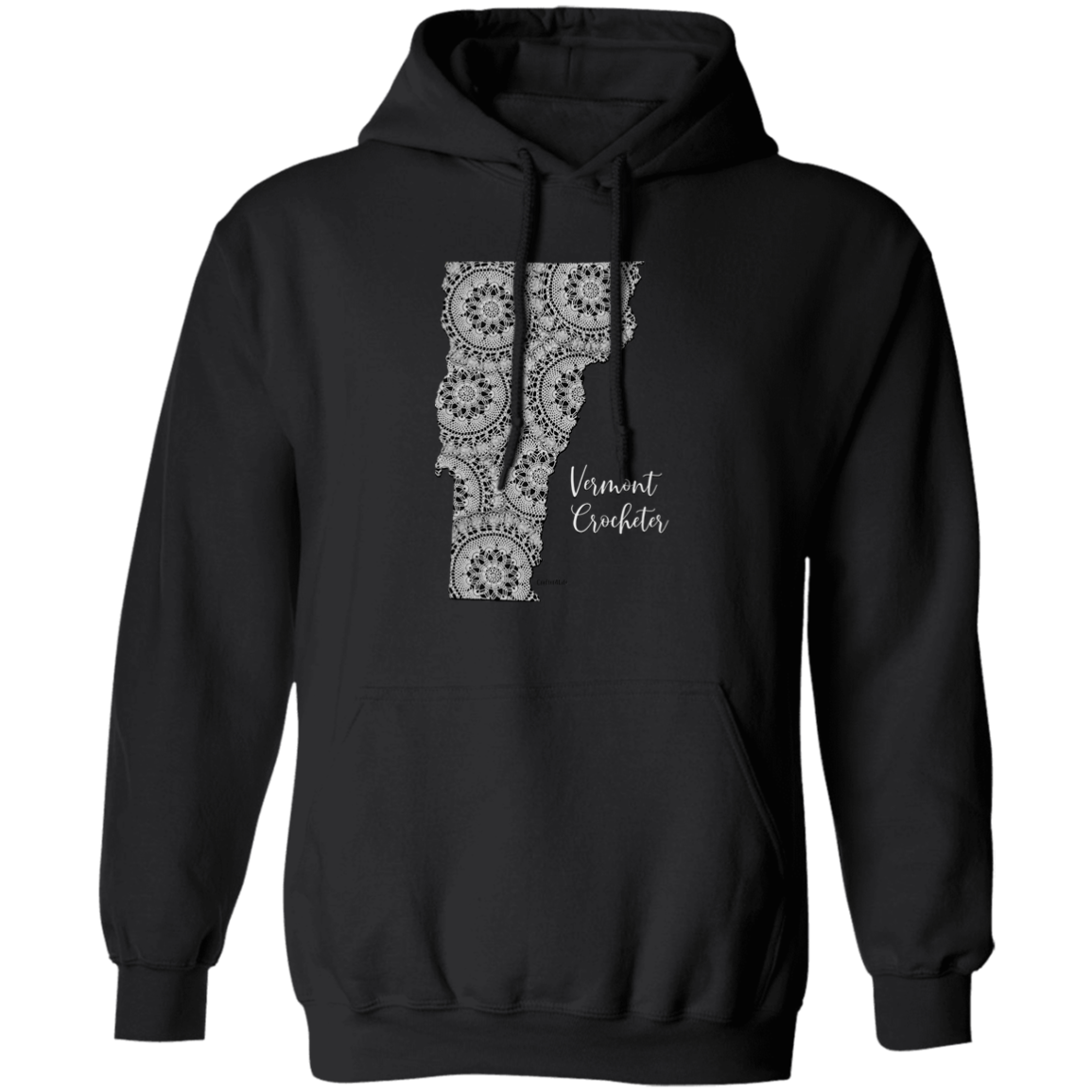 Vermont Crocheter Pullover Hoodie