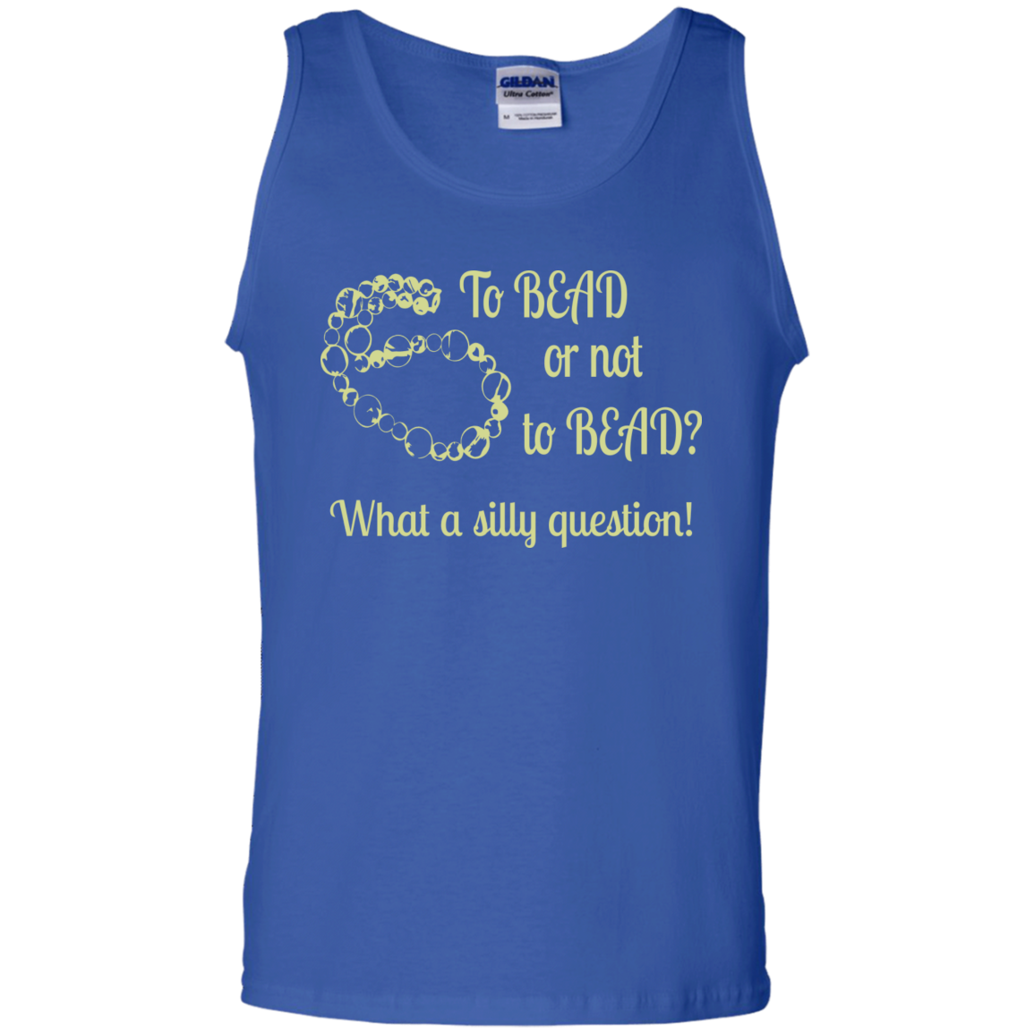 To Bead or Not To Bead Tank Top - Crafter4Life - 4