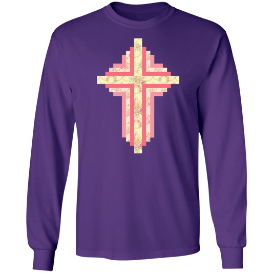 Patchwork Cross LS Ultra Cotton T-Shirt