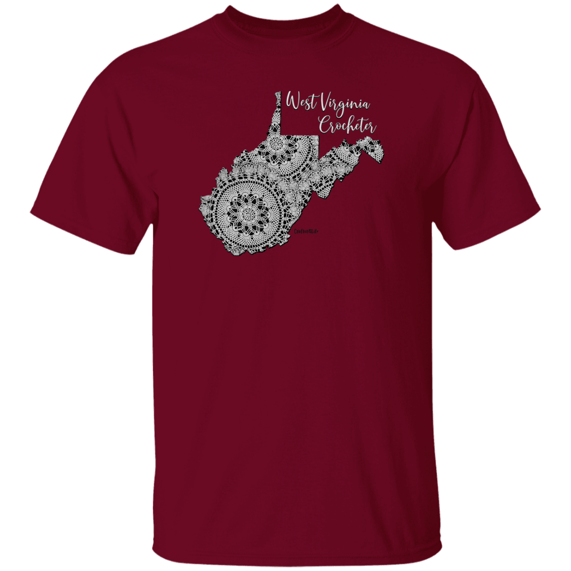West Virginia Crocheter Cotton T-Shirt