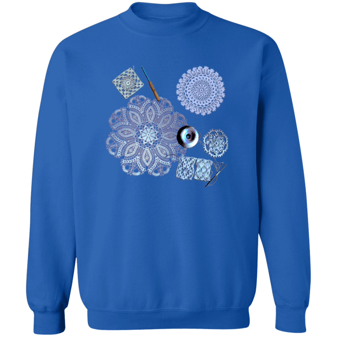 Crochet Collage Sweatshirt