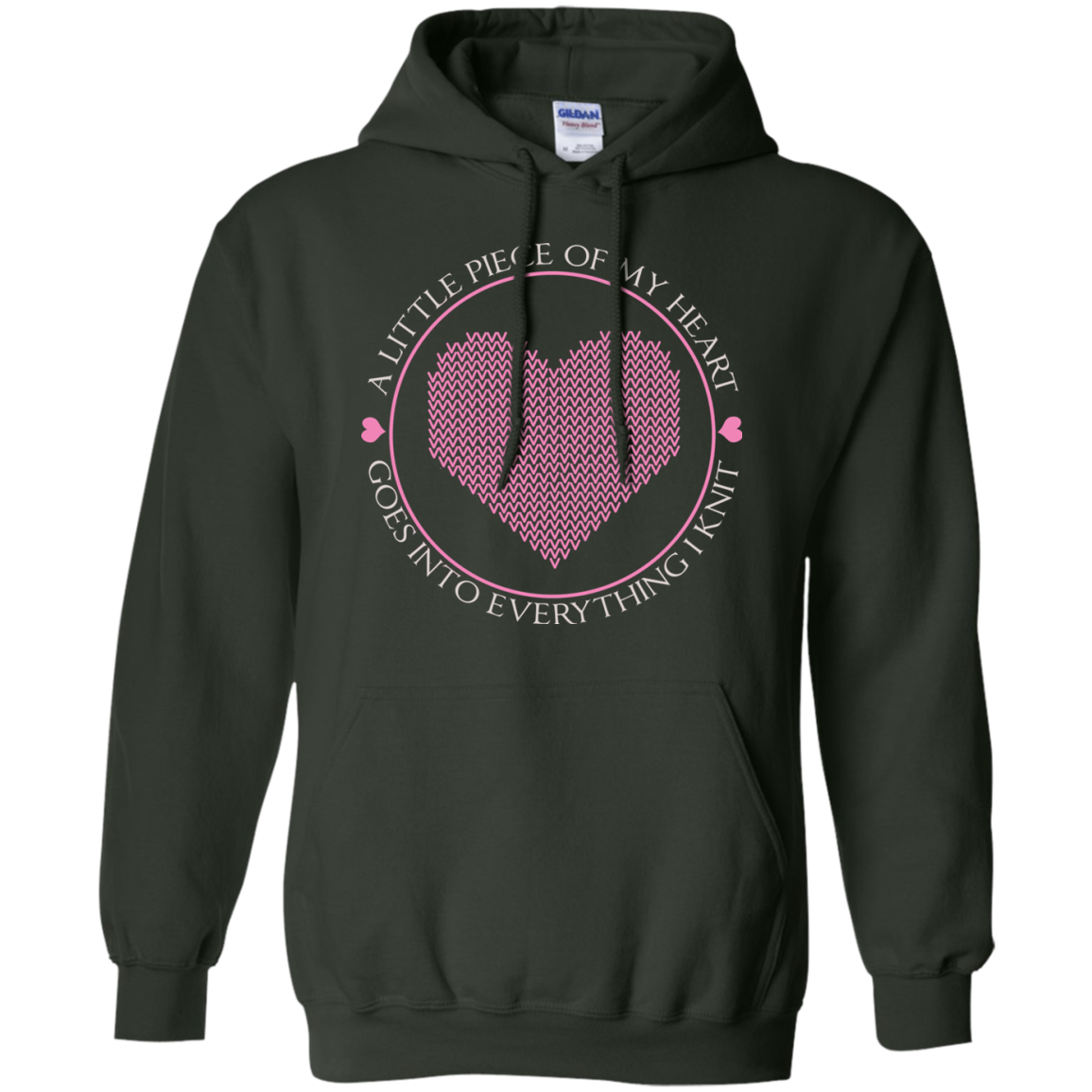 Piece of My Heart (Knit) Pullover Hoodie
