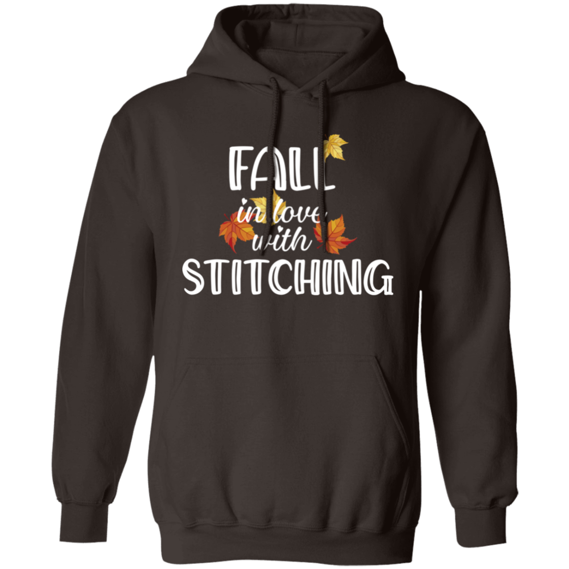 Fall in Love with Stitching Pullover Hoodie