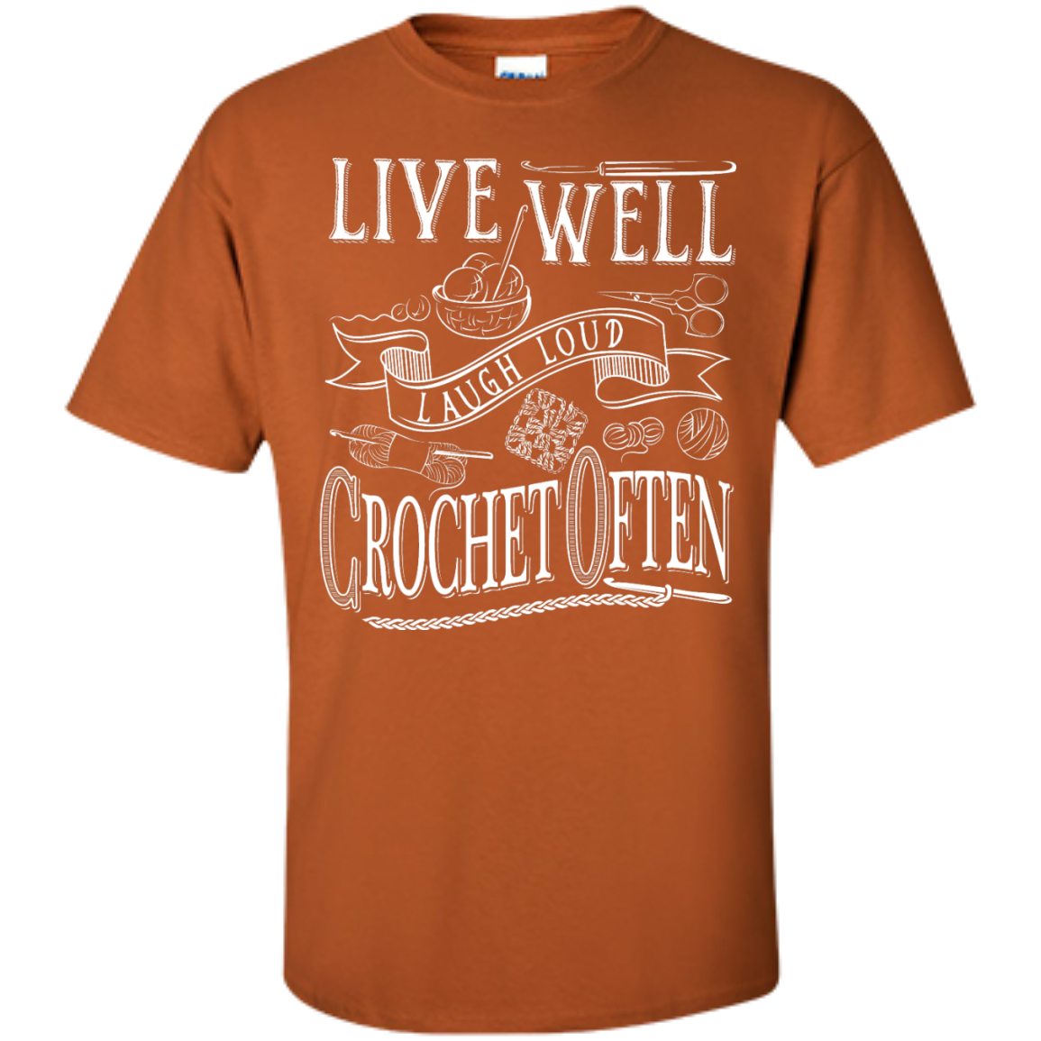 Crochet Often Custom Ultra Cotton T-Shirt - Crafter4Life - 1