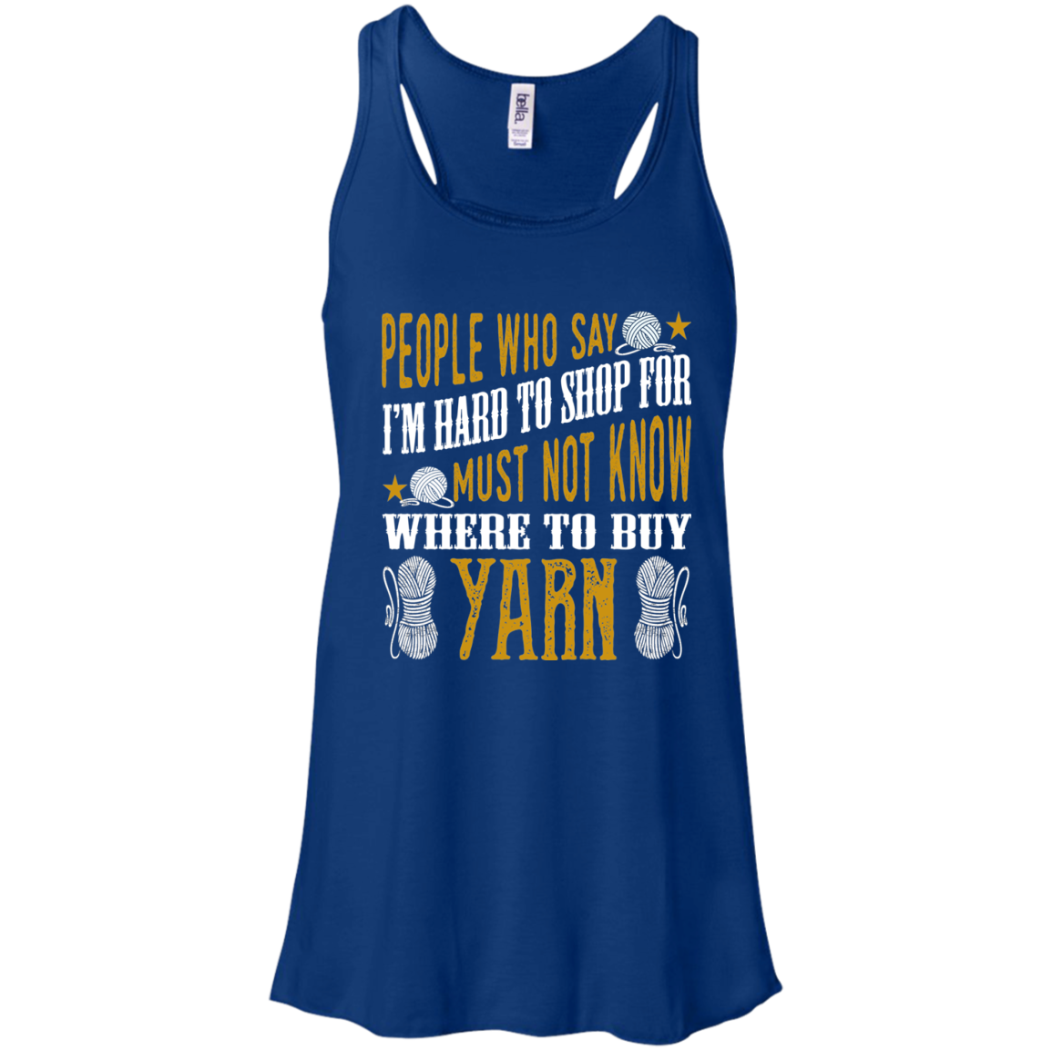 Where to Buy Yarn Flowy Racerback Tank