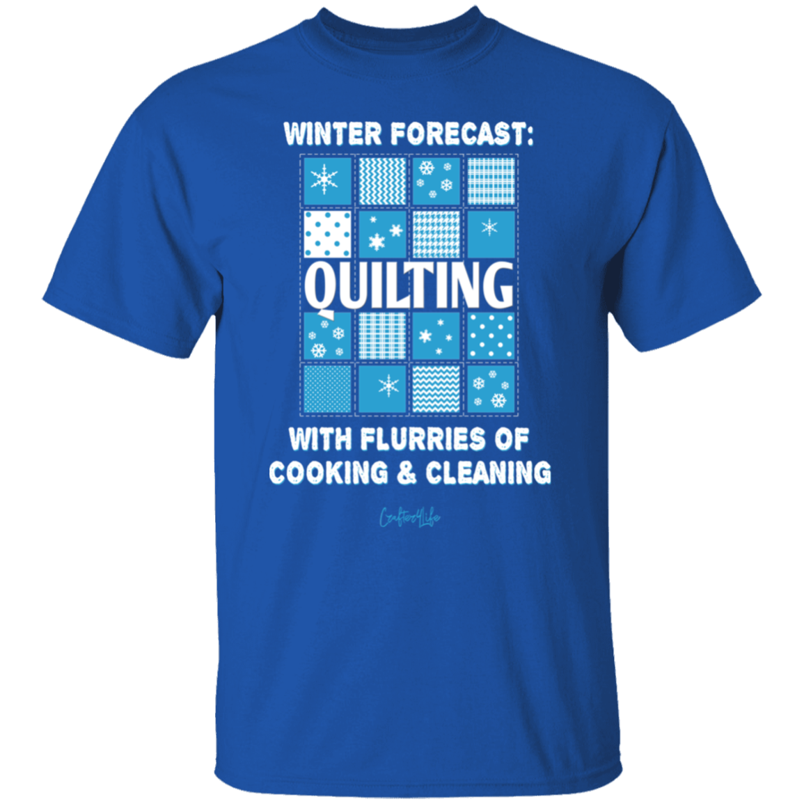 Winter Forecast Quilting Flurries T-Shirt