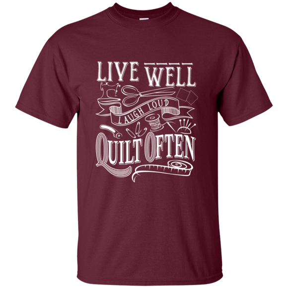 Live Well, Quilt Often Ultra Cotton T-Shirt
