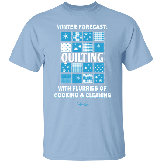 Winter Forecast Quilting Flurries T-Shirt