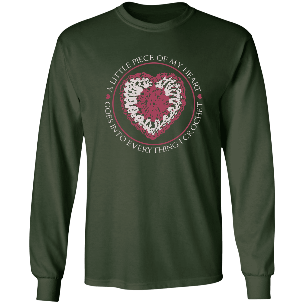 Piece of My Heart (Crochet) Long Sleeve T-Shirt