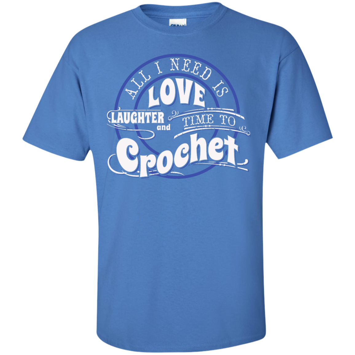 Time to Crochet Custom Ultra Cotton T-Shirt - Crafter4Life - 7