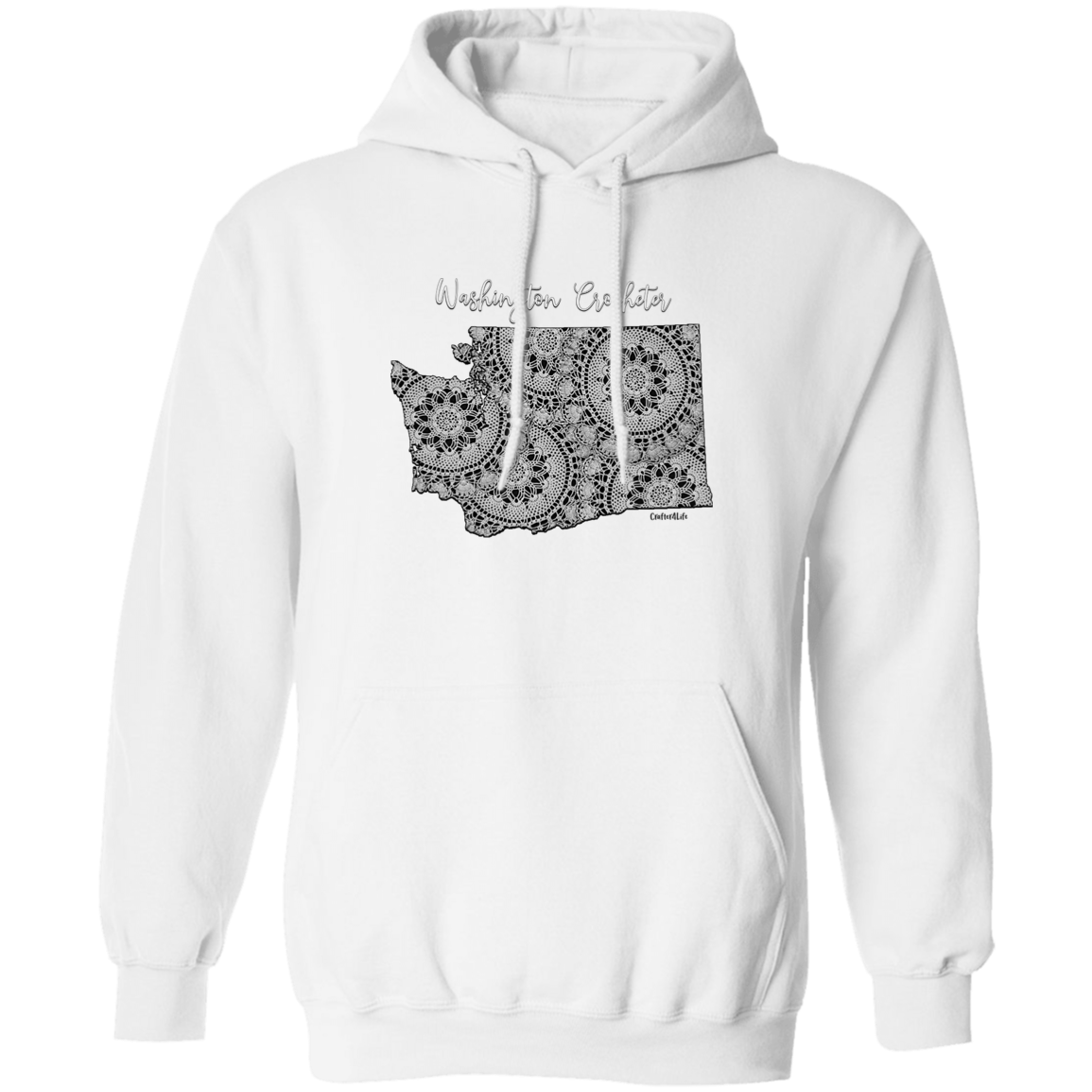 Washington Crocheter Pullover Hoodie