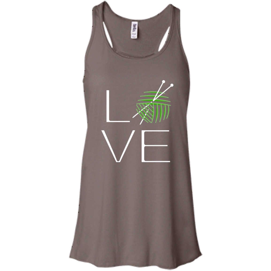 LOVE Knitting Flowy Racerback Tank