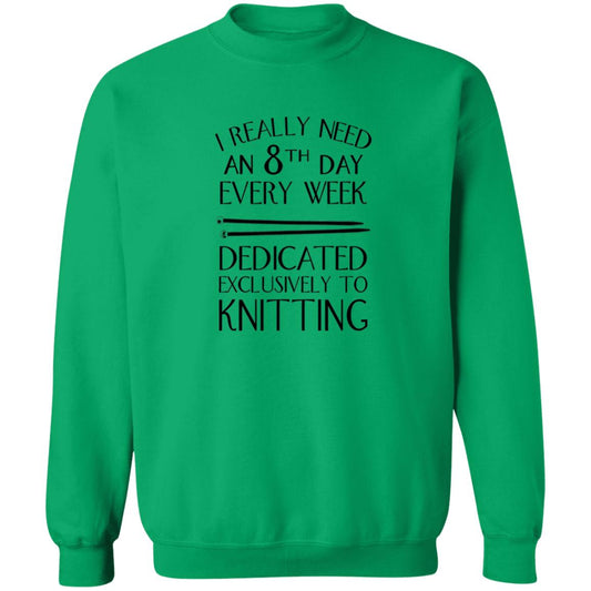 8th Day Knitting Sweatshirt