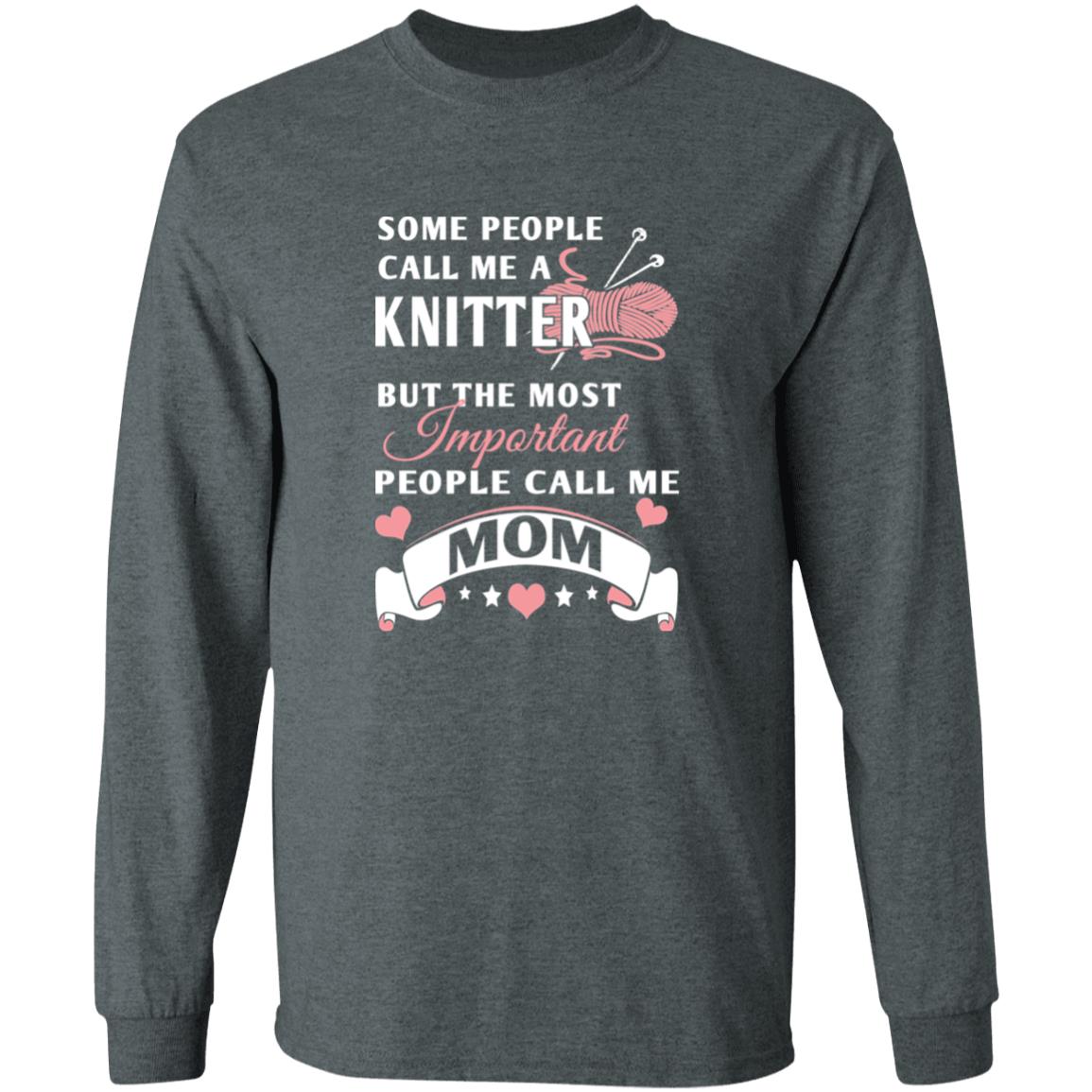 Knitter Mom Long Sleeve T-Shirt