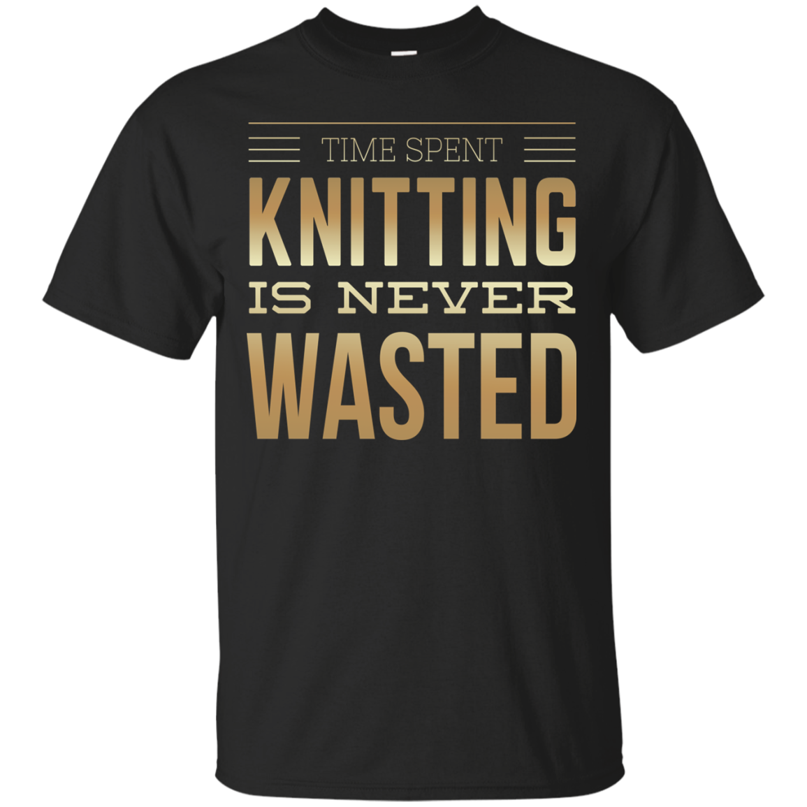 Time Spent Knitting Custom Ultra Cotton T-Shirt - Crafter4Life - 2