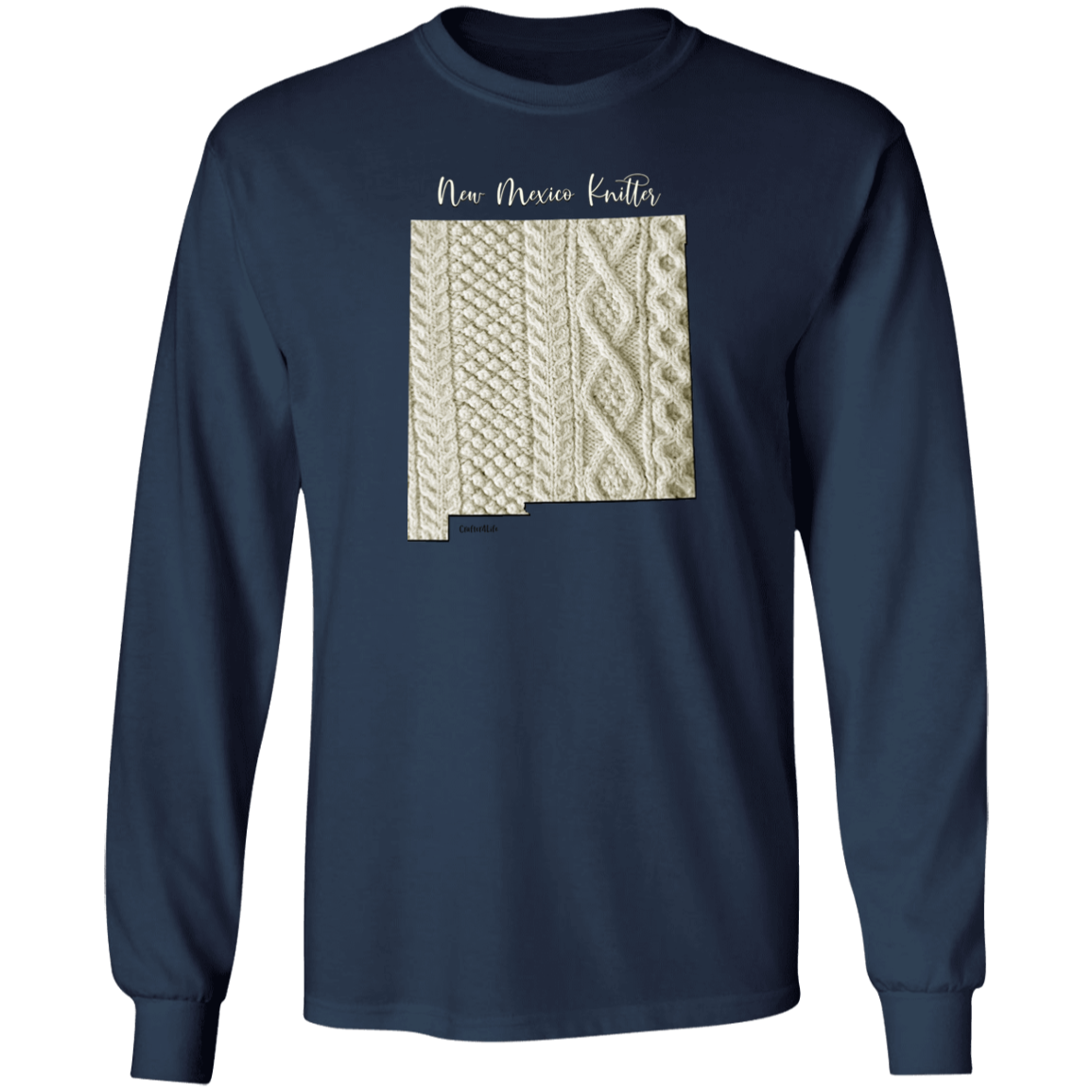 New Mexico Knitter LS Ultra Cotton T-Shirt