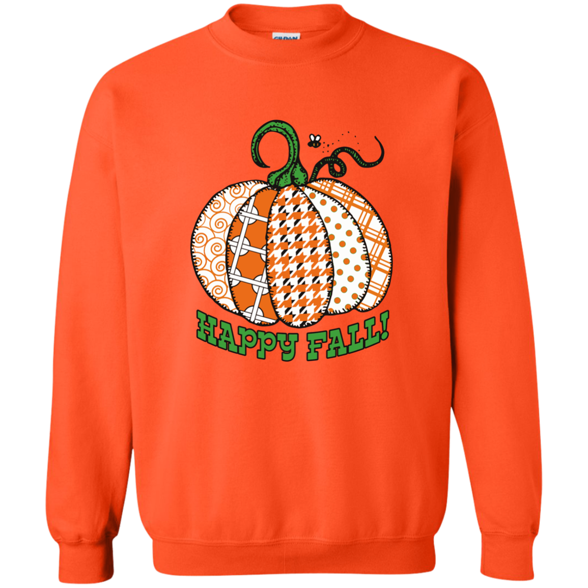 Happy Fall! Crewneck Pullover Sweatshirt