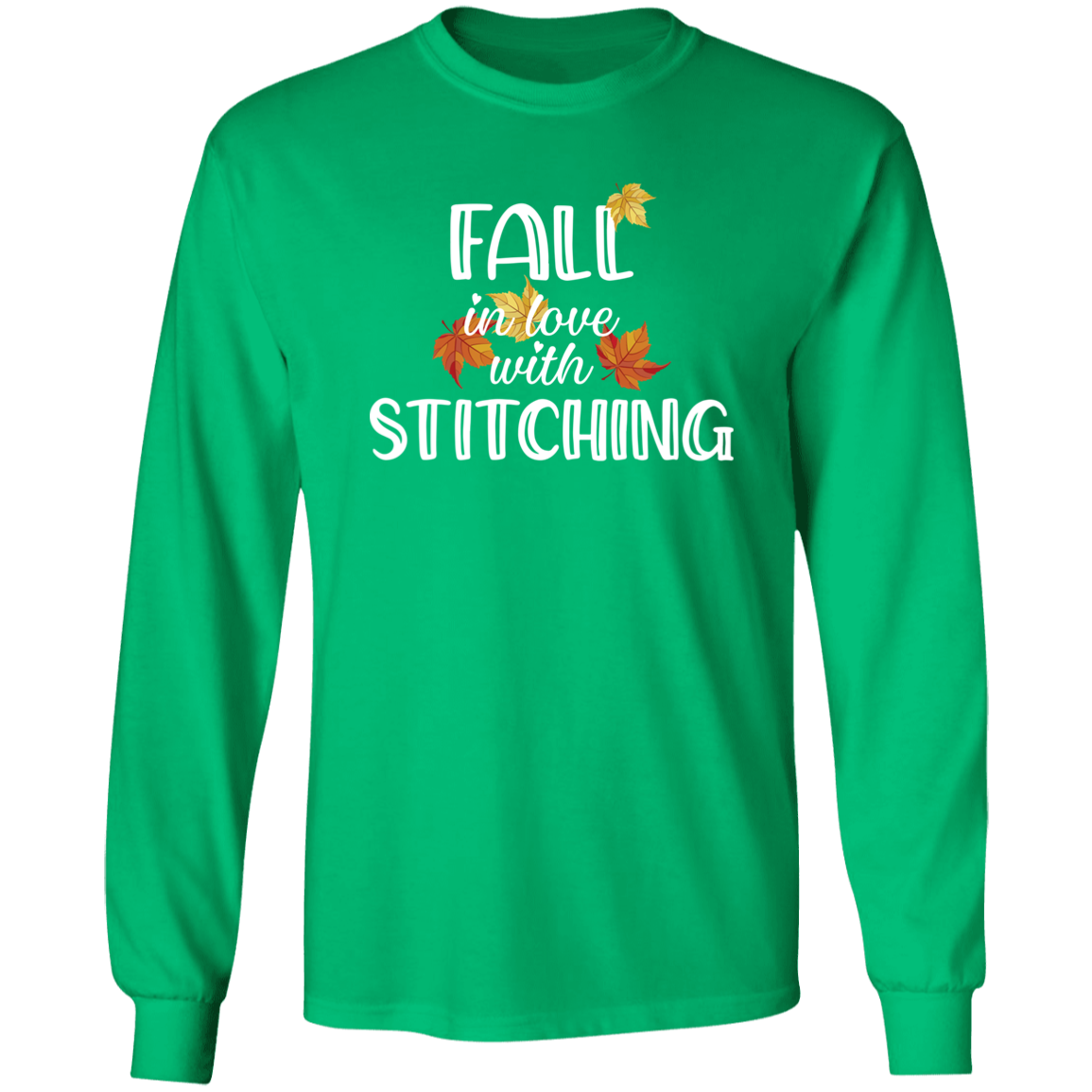 Fall in Love with Stitching LS Ultra Cotton T-Shirt