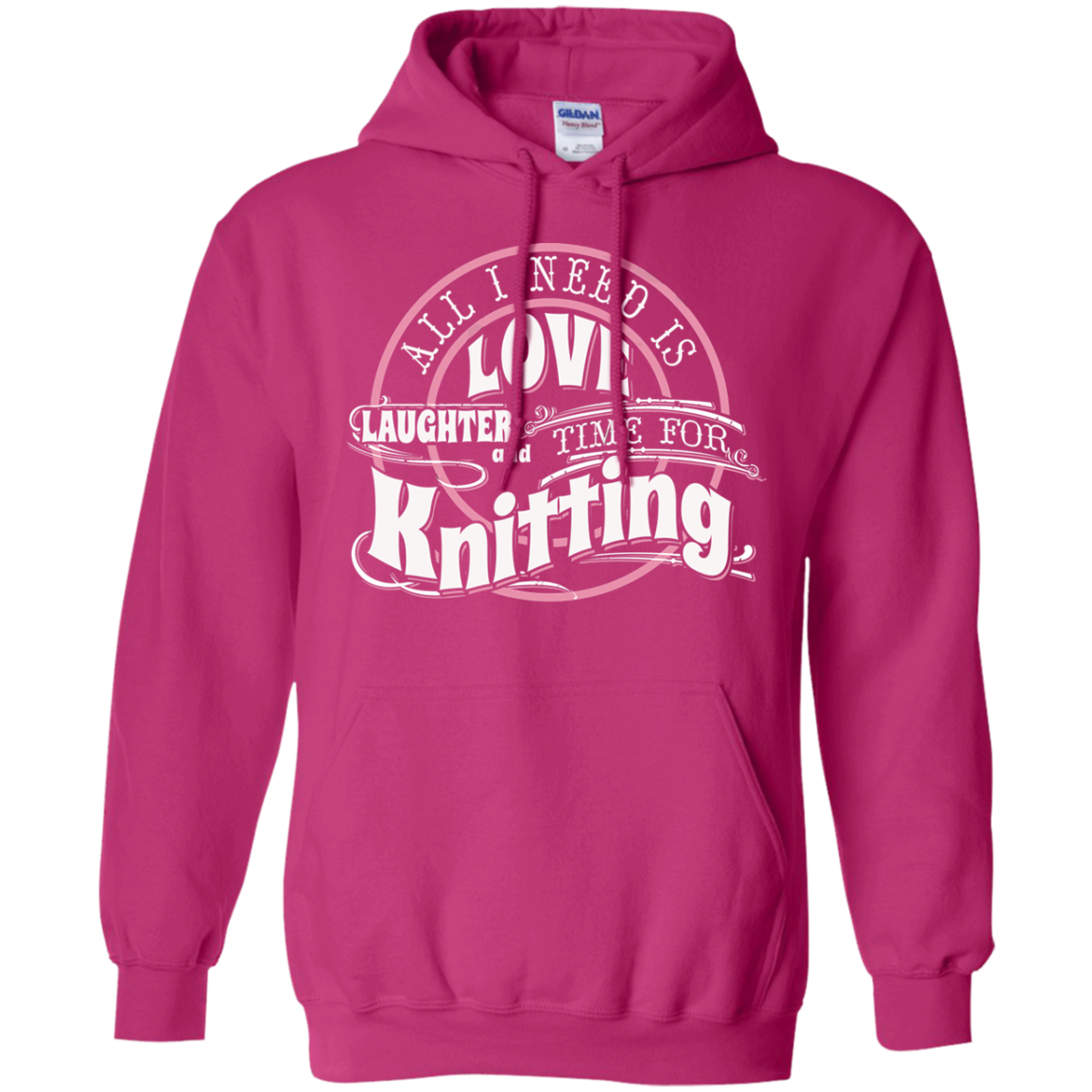 Time for Knitting Pullover Hoodie