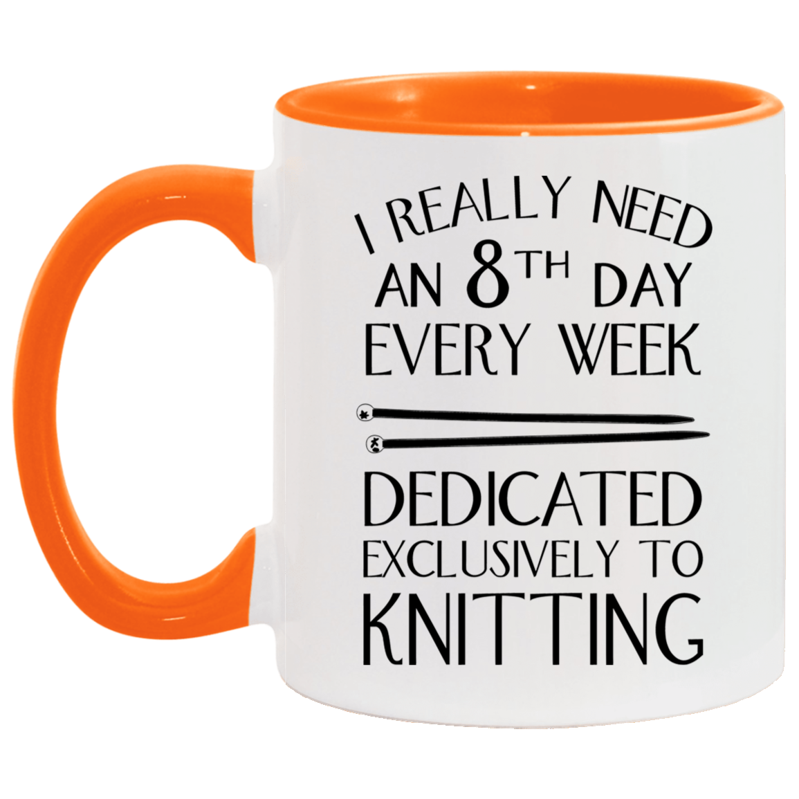 8th Day Knitting Mugs
