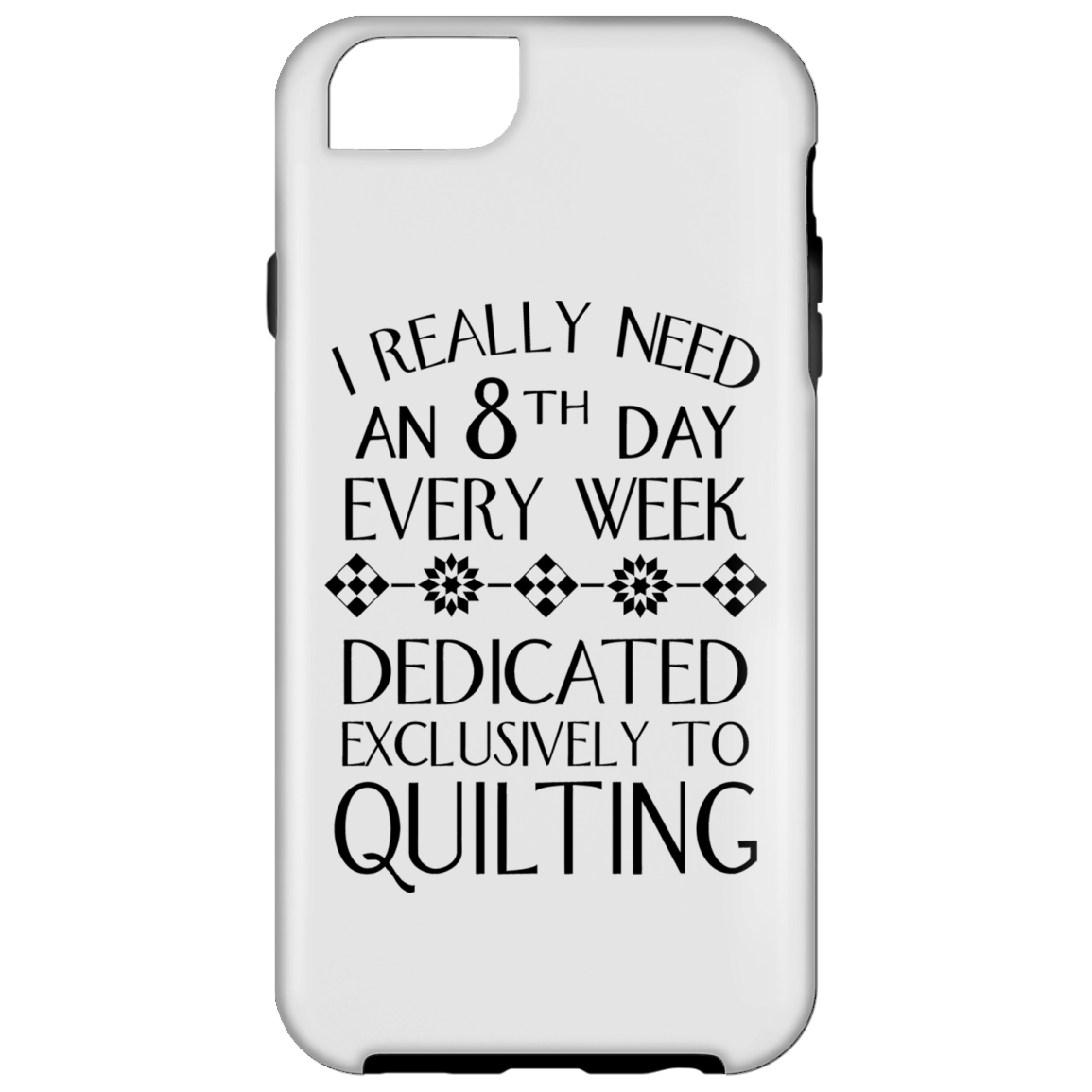 8th Day For Quilting iPhone Cases
