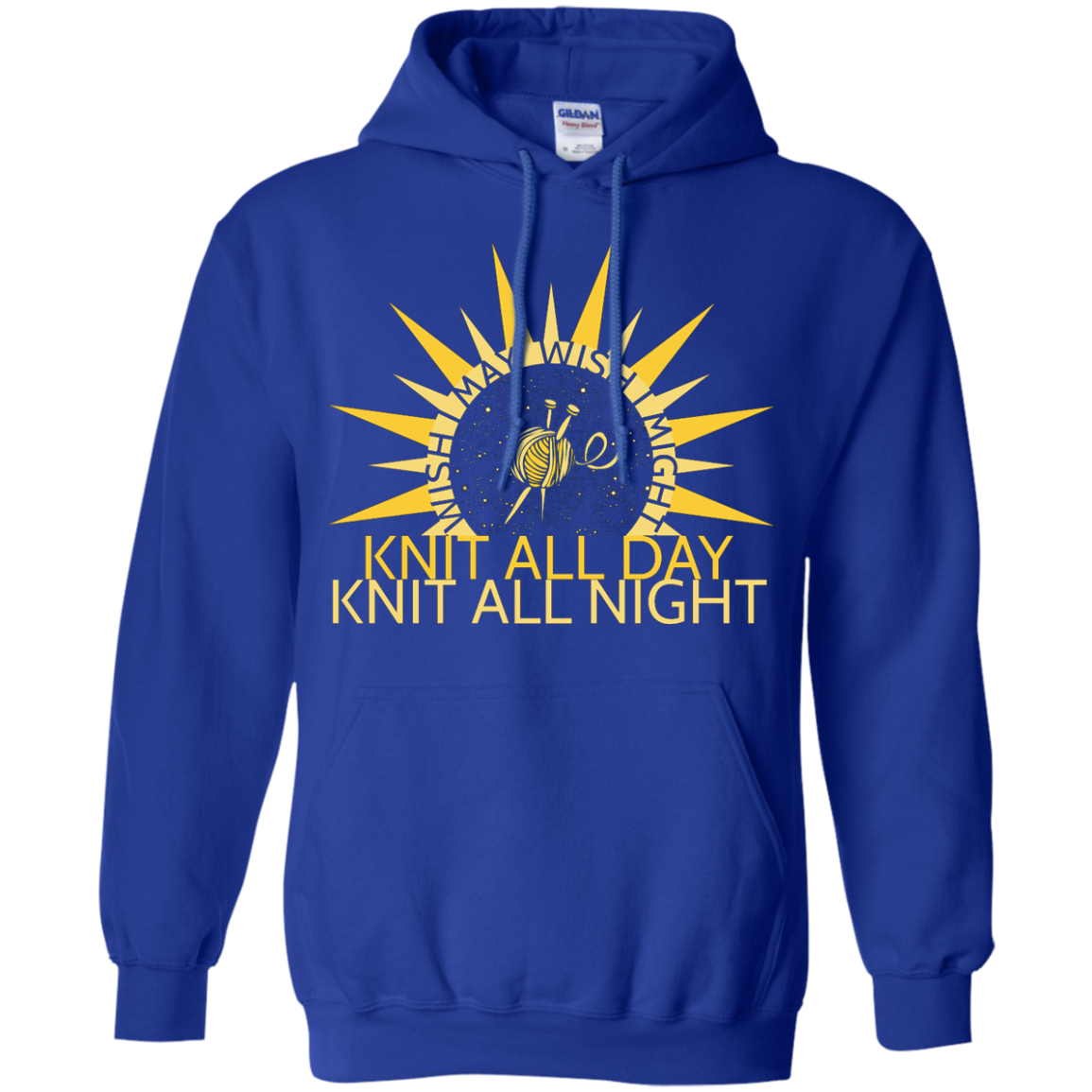 Wish I May Knit Pullover Hoodies