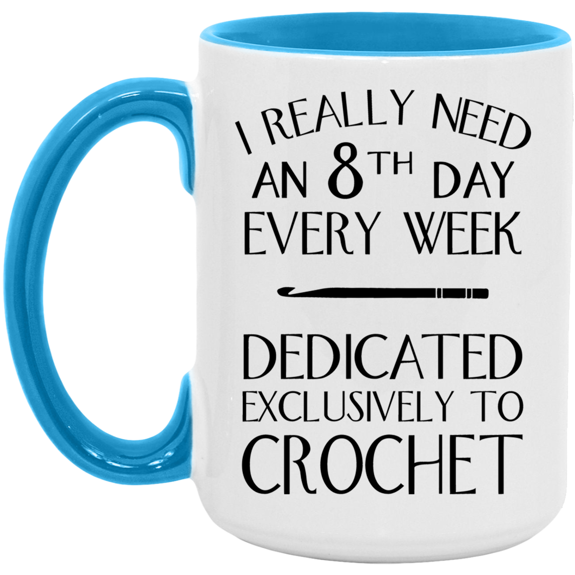 8th Day Crochet Mugs