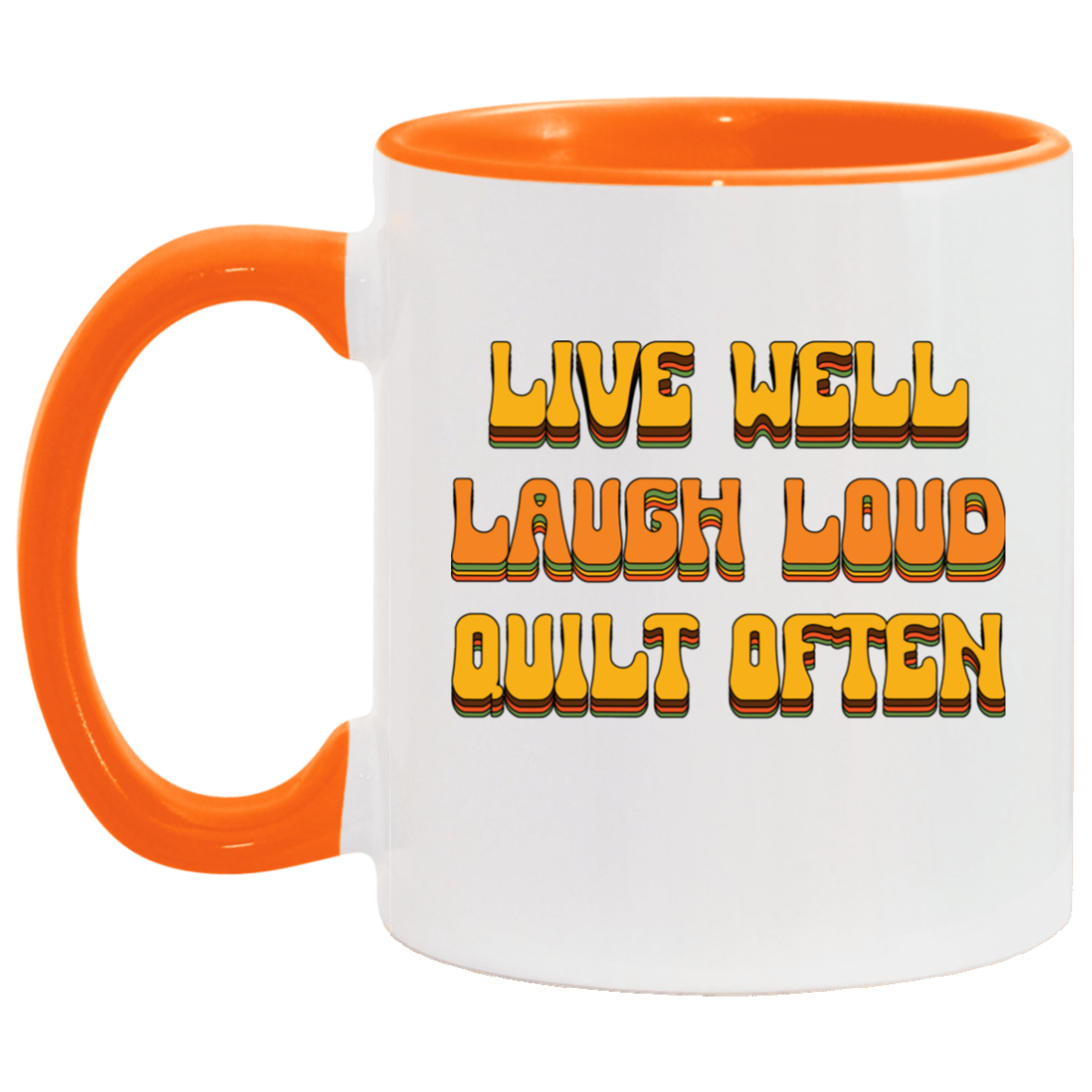 Live Well, Quilt Often Mugs