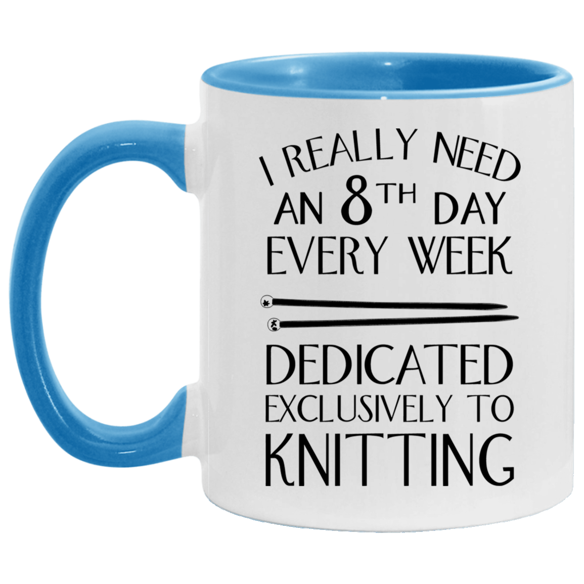 8th Day Knitting Mugs