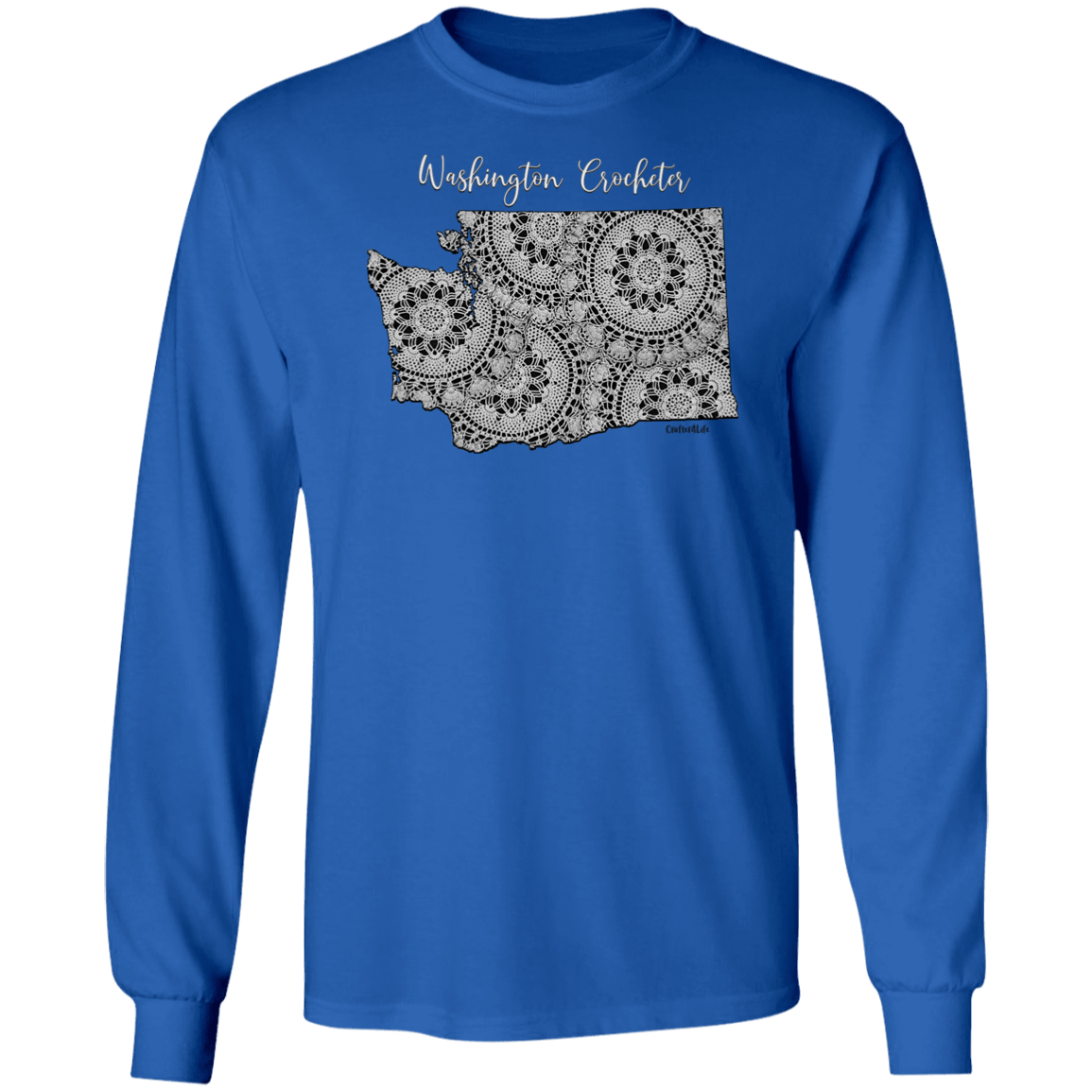 Washington Crocheter LS Ultra Cotton T-Shirt