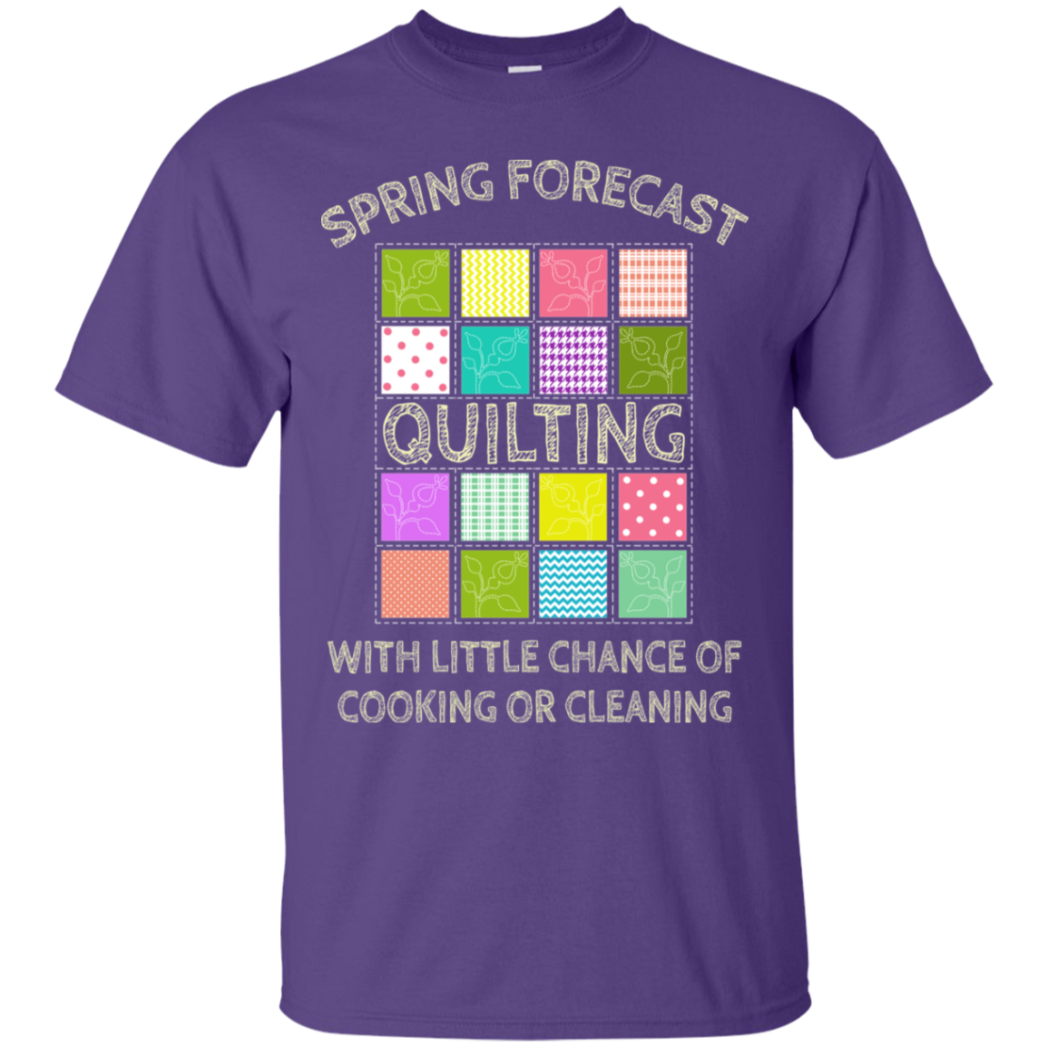 Spring Forecast:  Quilting Unisex T-Shirts