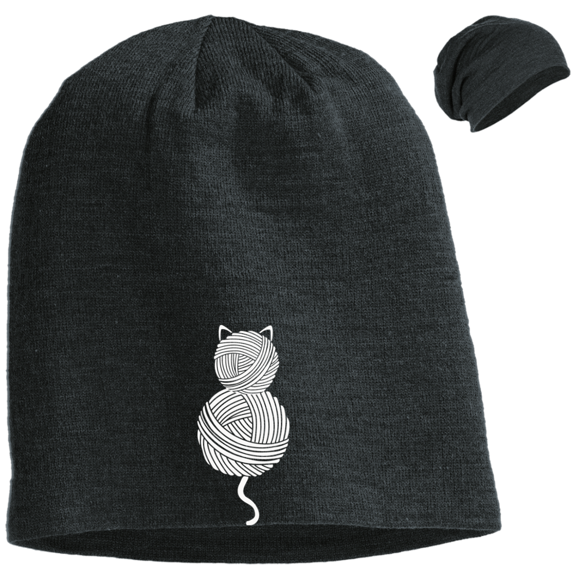 Yarn Kitty Slouch Beanie