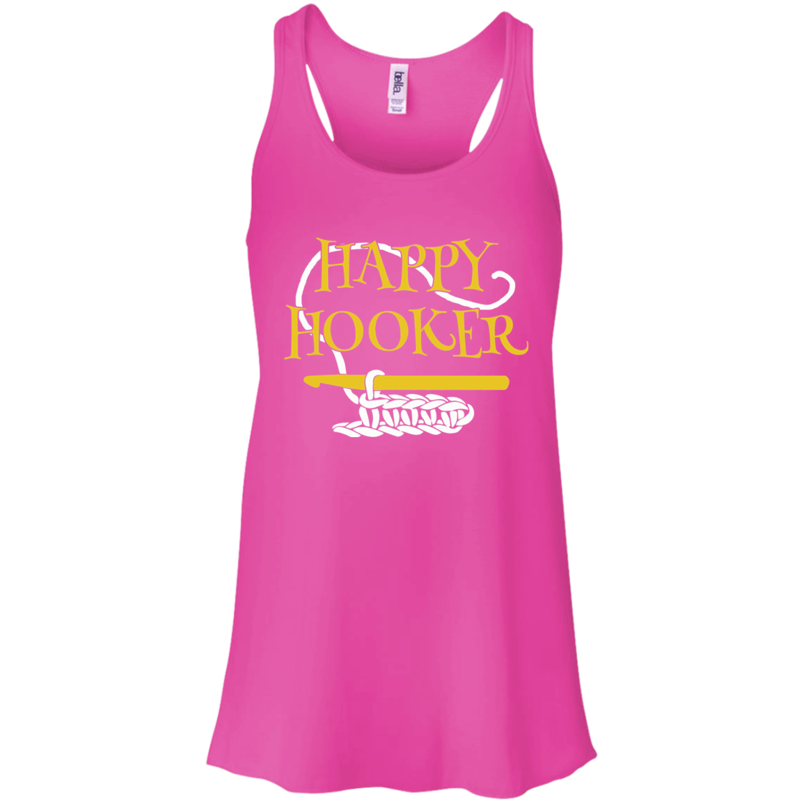 Happy Hooker Flowy Racerback Tank