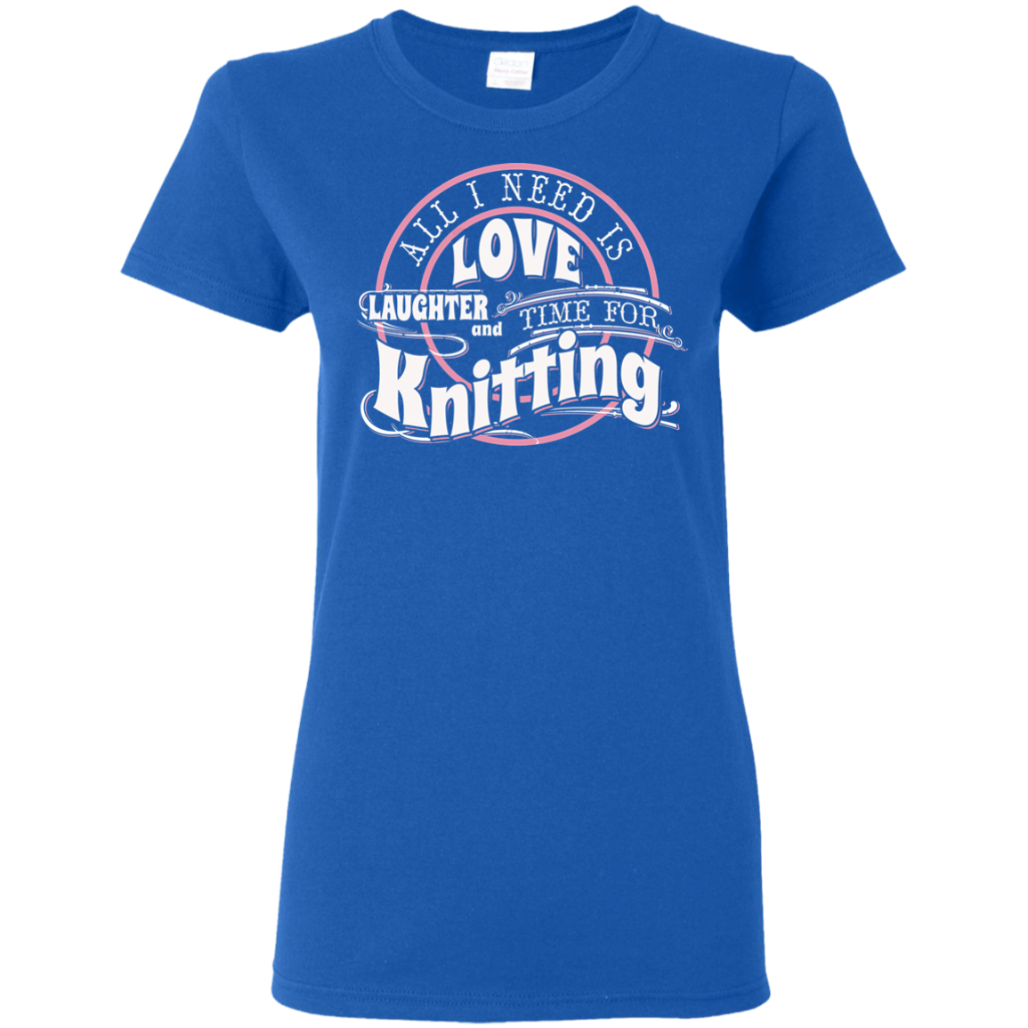 Time for Knitting Ladies T-Shirt