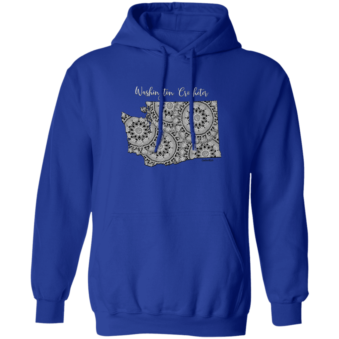 Washington Crocheter Pullover Hoodie