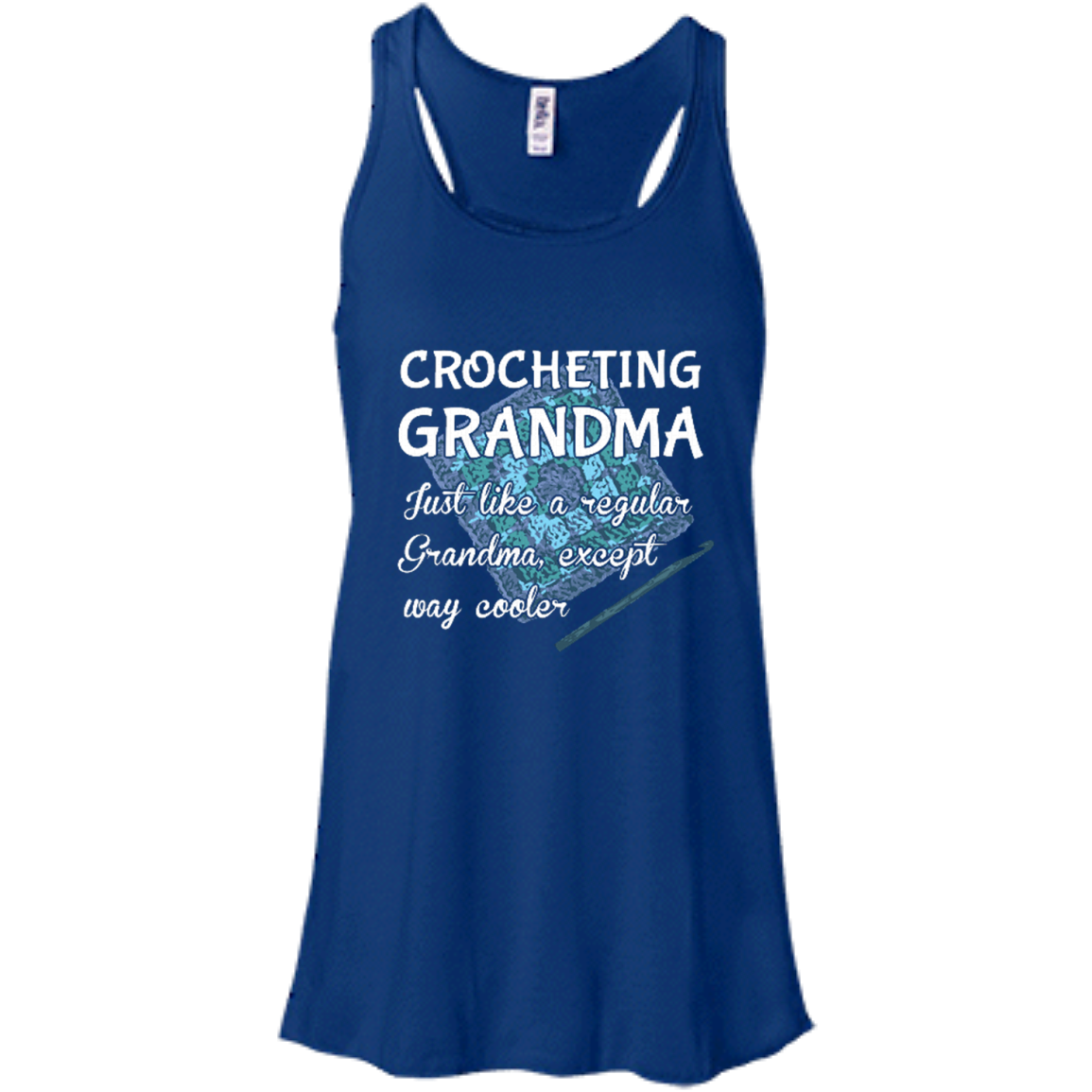 Crocheting Grandma Flowy Racerback Tank