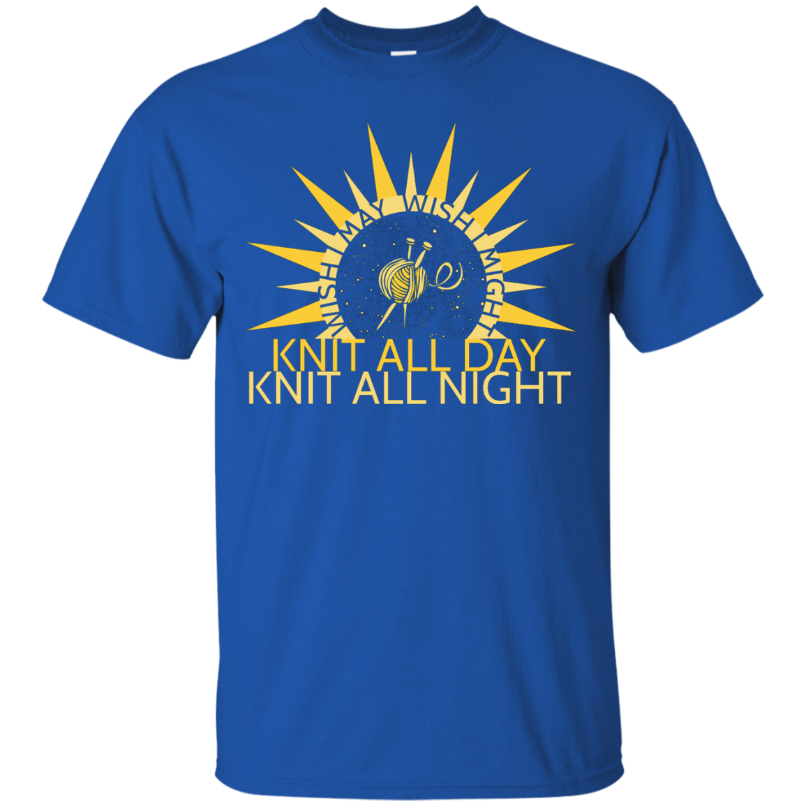 Wish I May Knit Custom Ultra Cotton T-Shirt