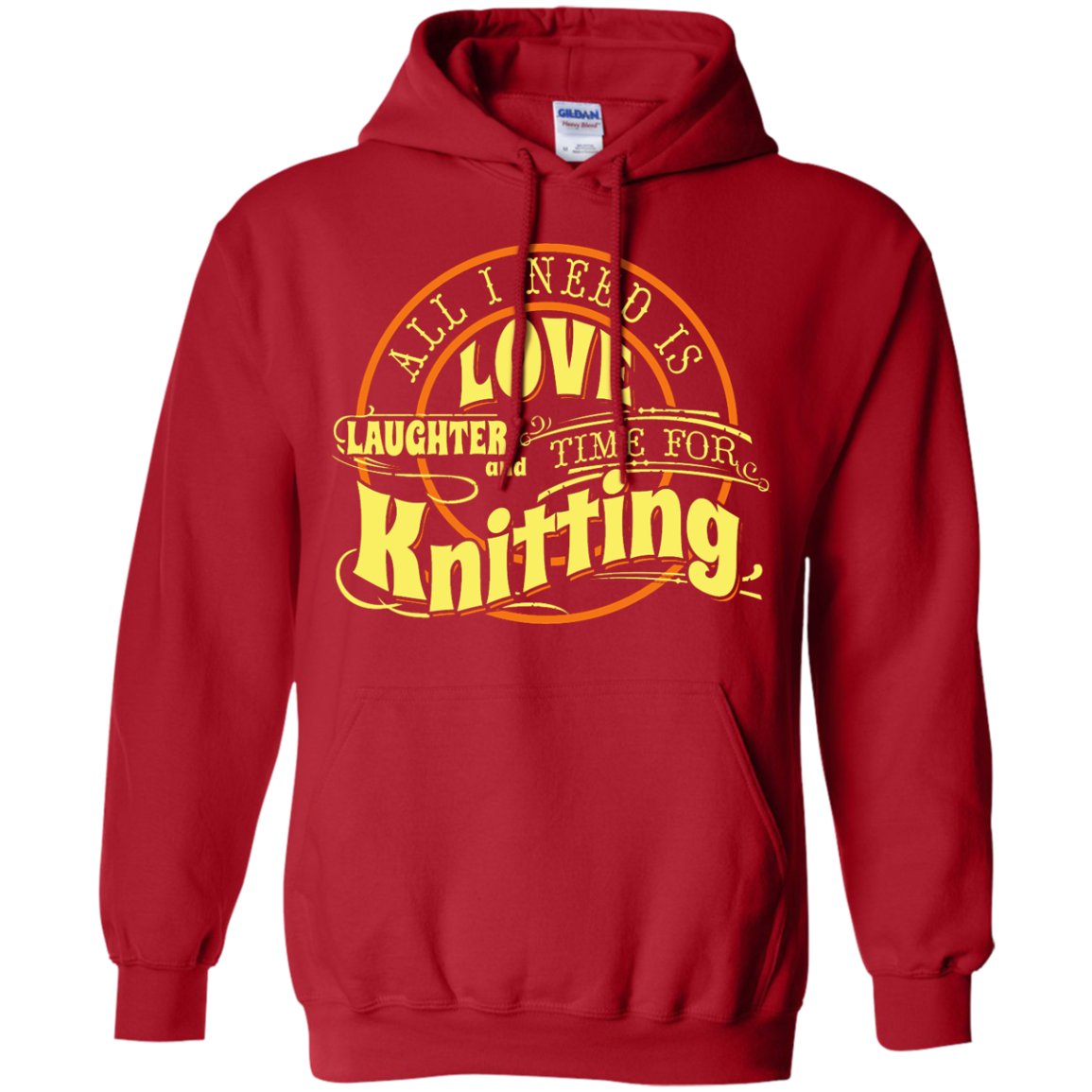 Time for Knitting (yellow) Pullover Hoodies - Crafter4Life - 11