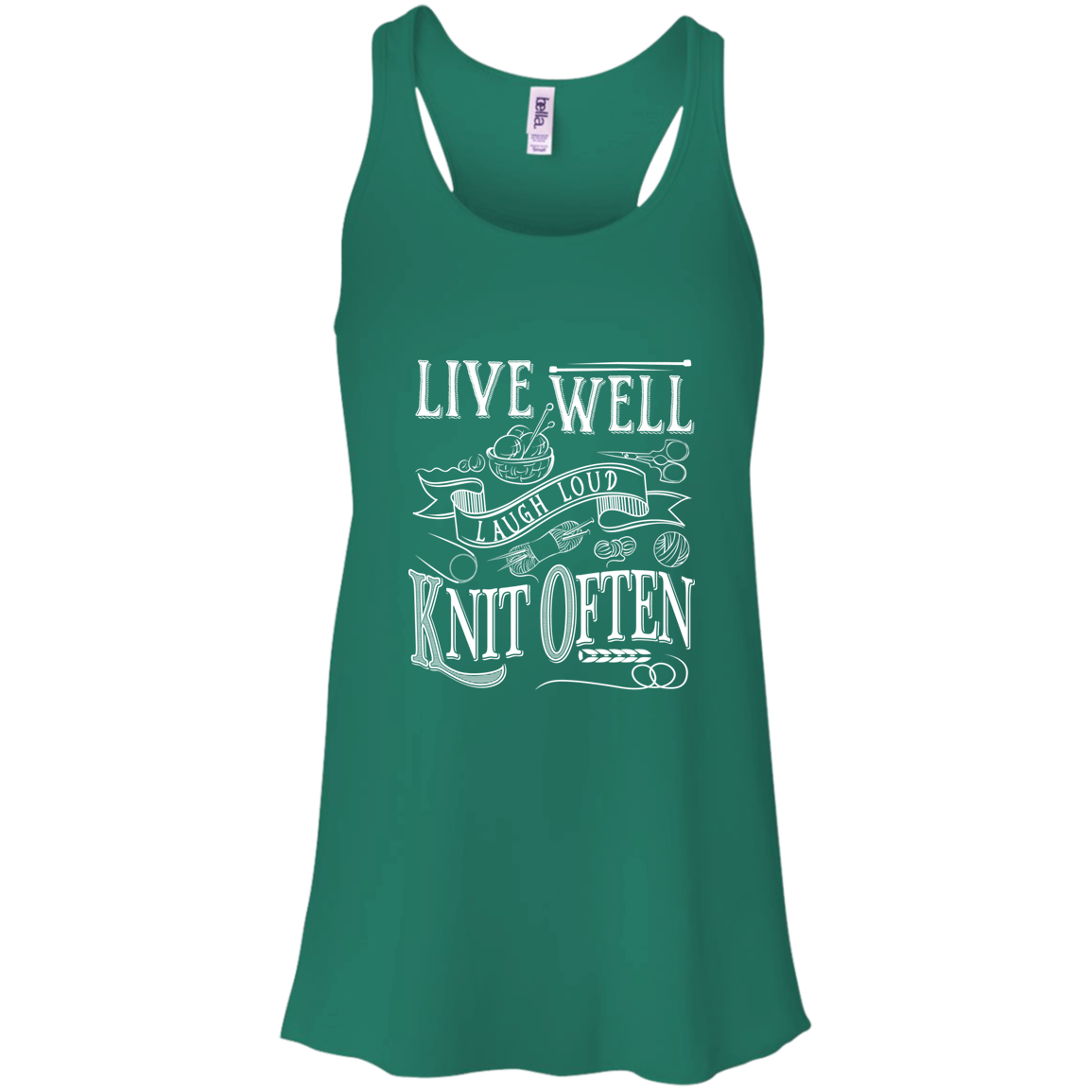 Knit Often Flowy Racerback Tank